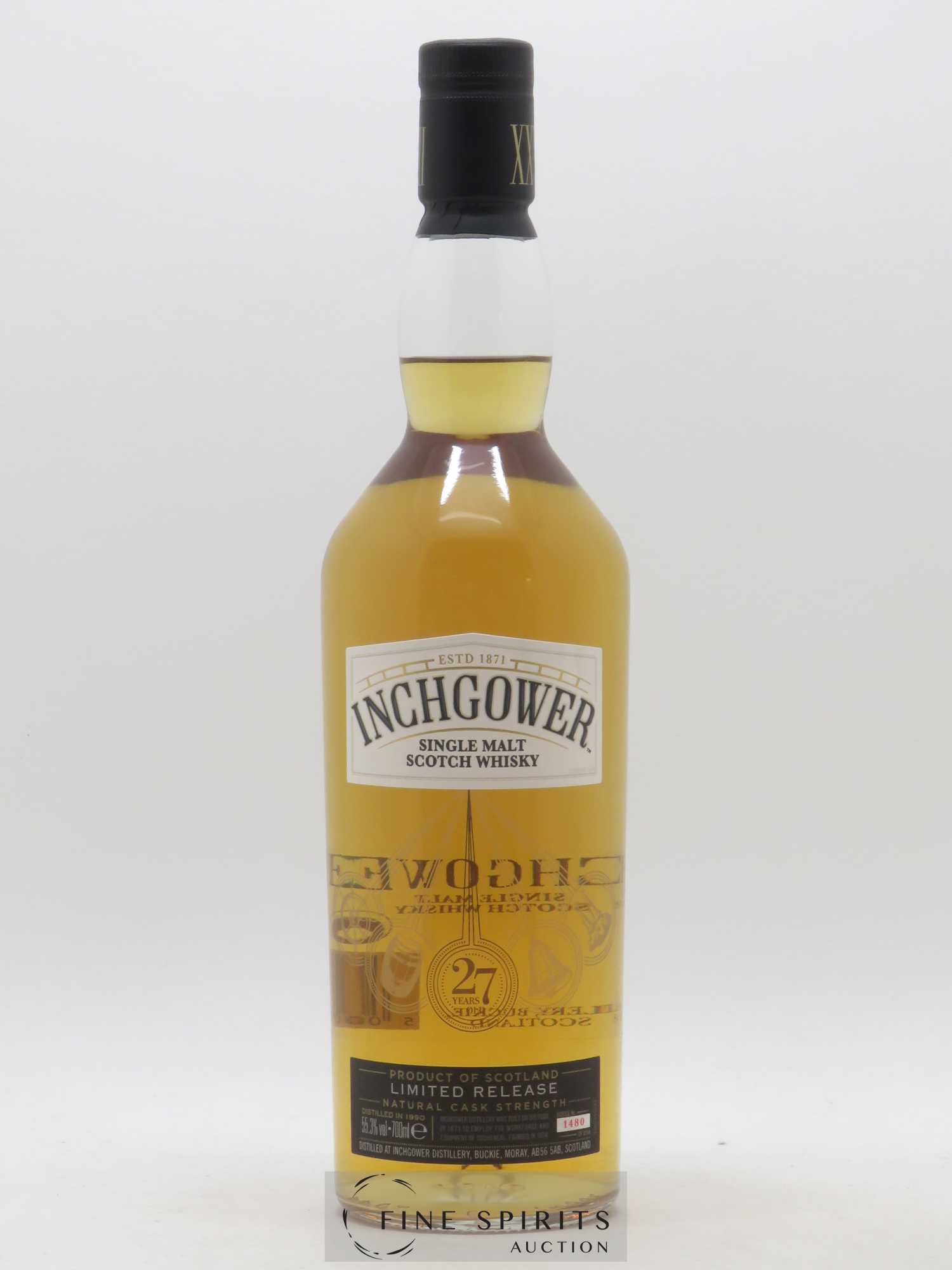 Inchgower 27 years 1990 Of. One of 8544 Limited Release - Lot of 1 bottle - 1