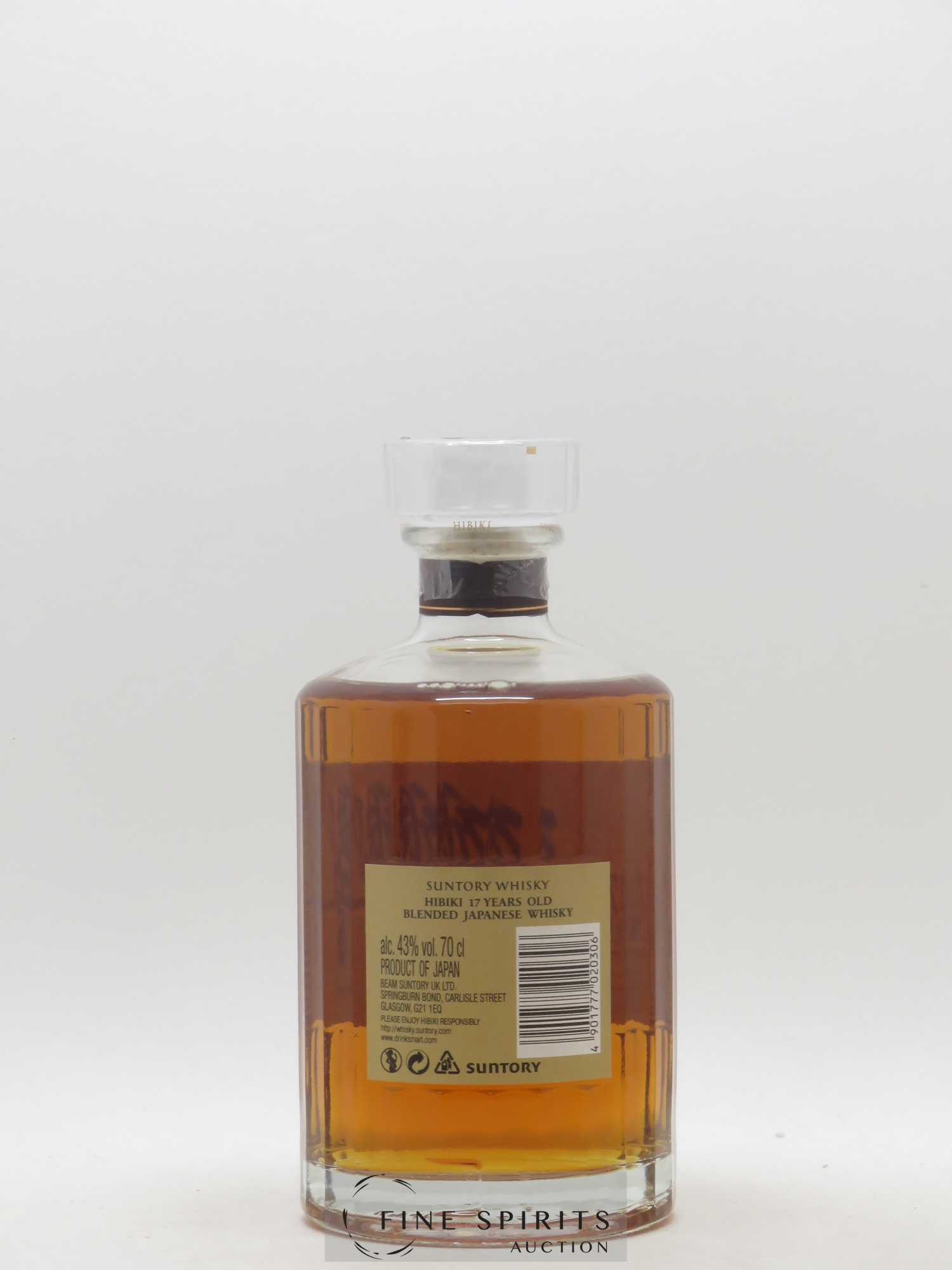 Hibiki 17 years Of. Suntory - Lot de 1 bouteille - 2