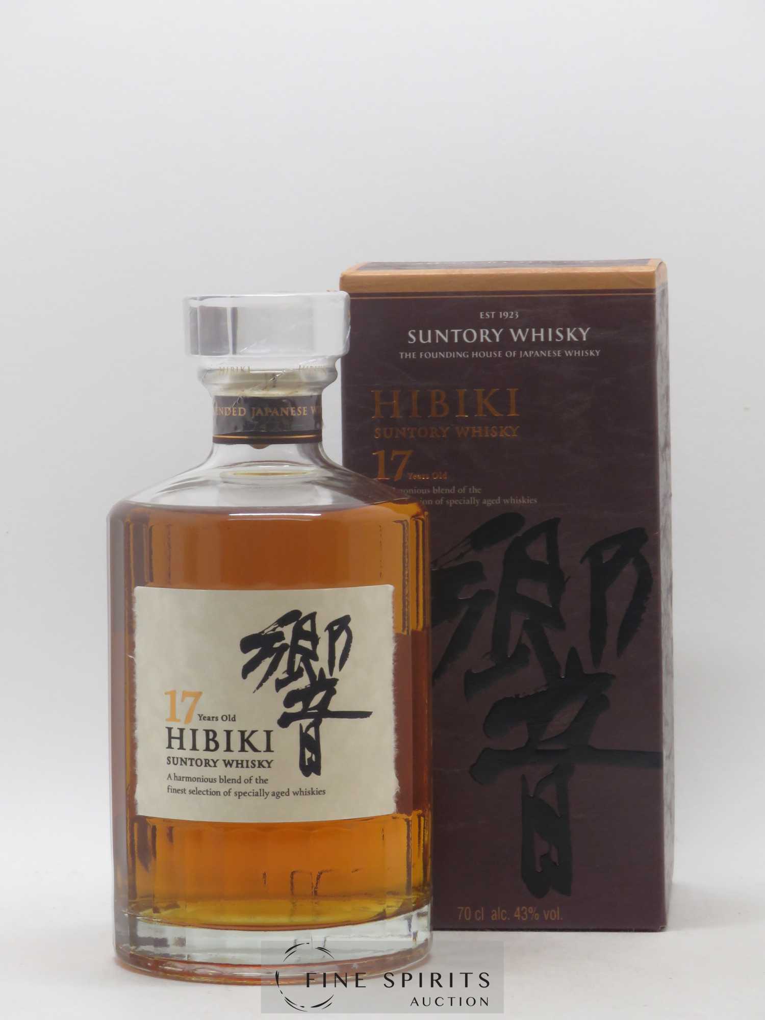 Hibiki 17 years Of. Suntory - Lot de 1 bouteille - 0