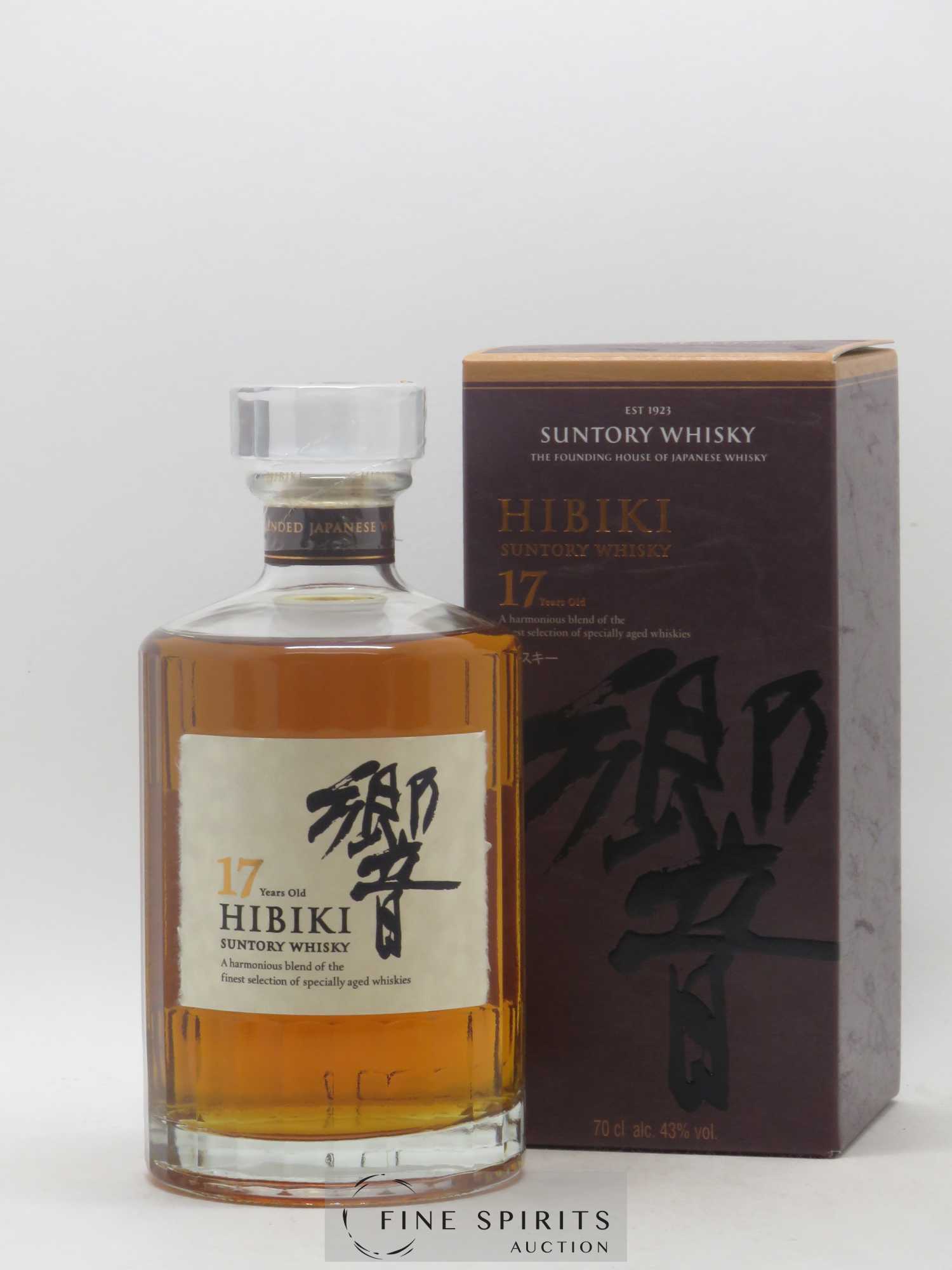 Hibiki 17 years Of. Suntory - Lot de 1 bouteille - 0