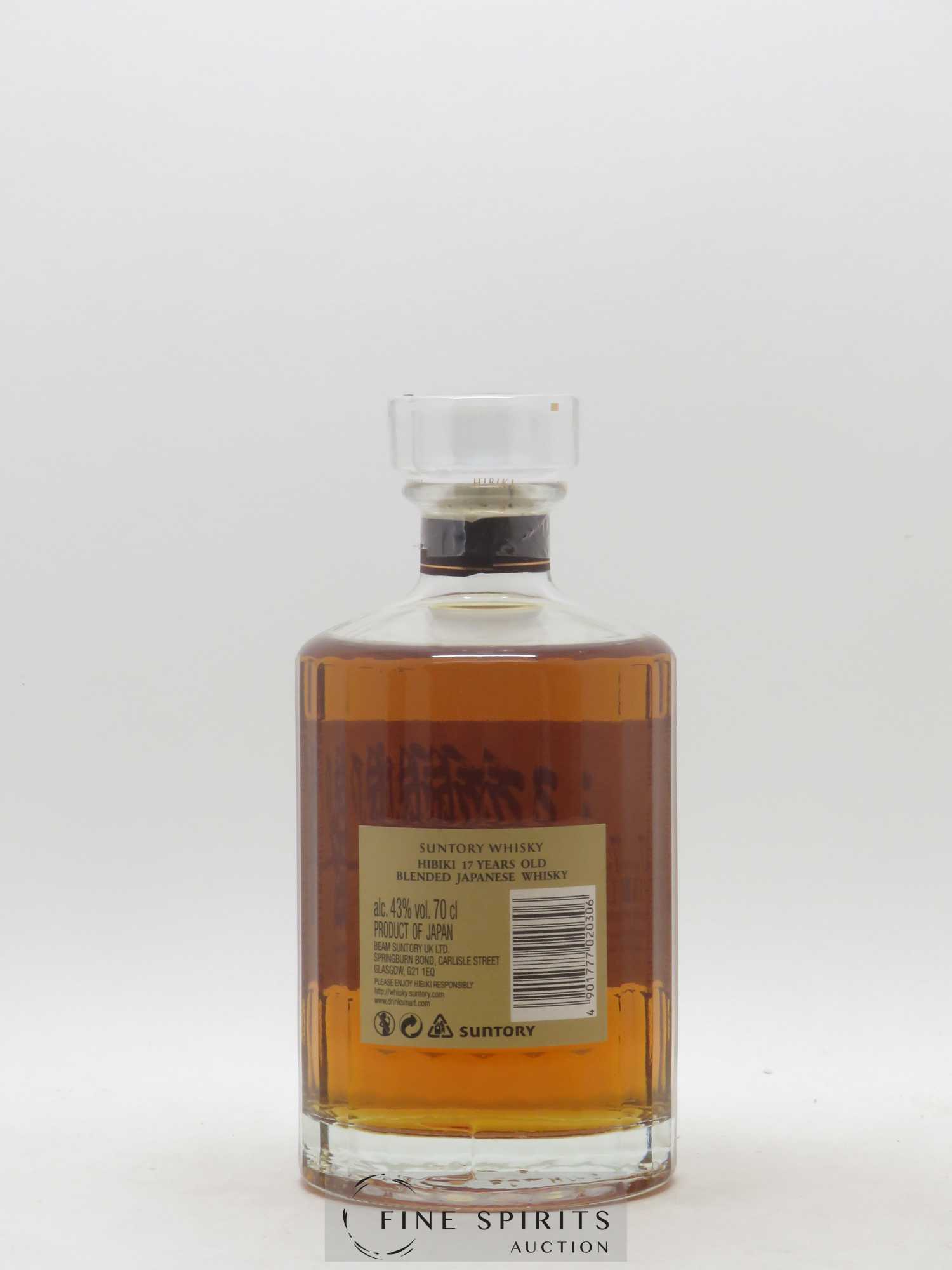 Hibiki 17 years Of. Suntory - Lot de 1 bouteille - 2