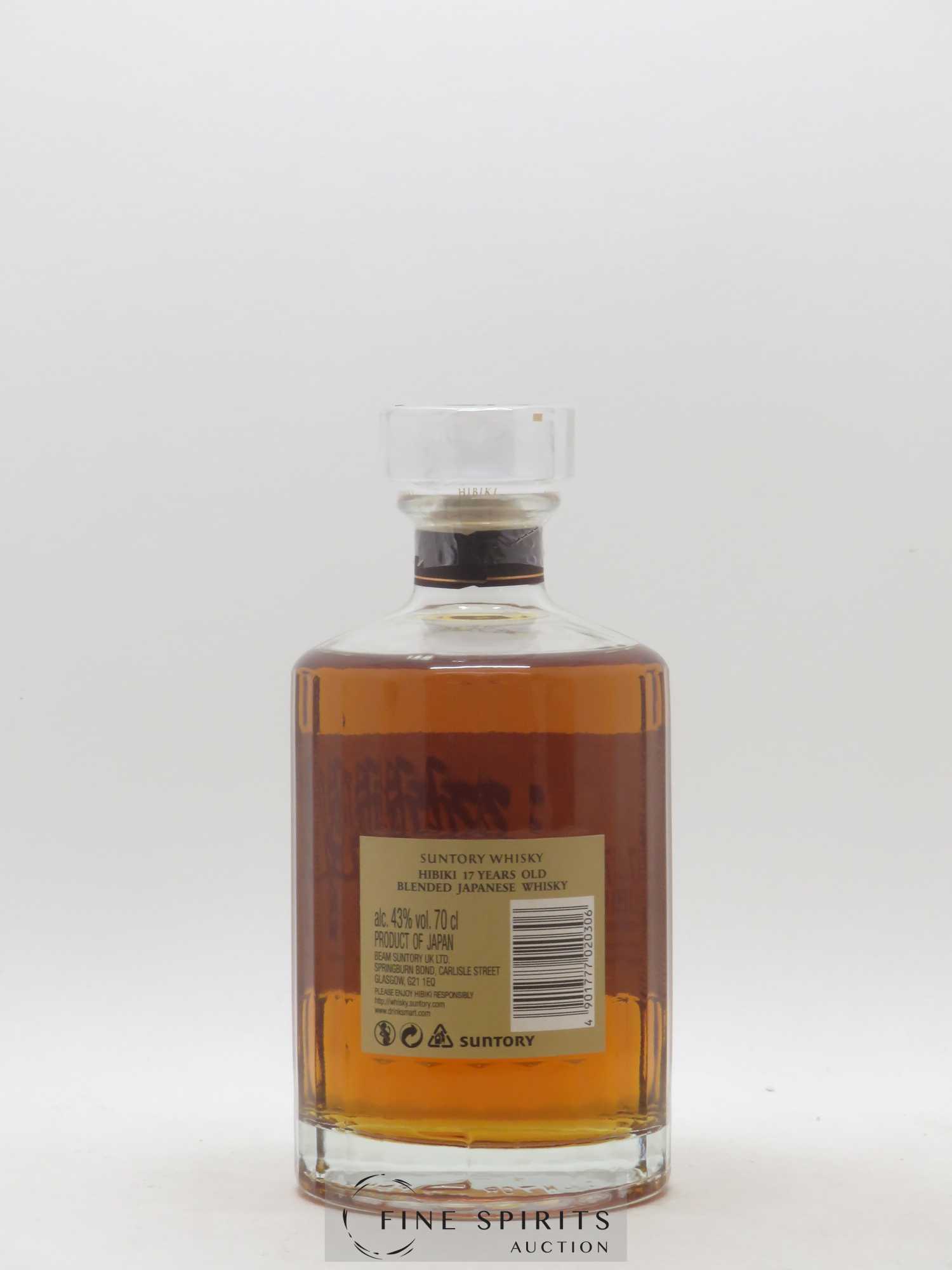 Hibiki 17 years Of. Suntory - Lot de 1 bouteille - 2