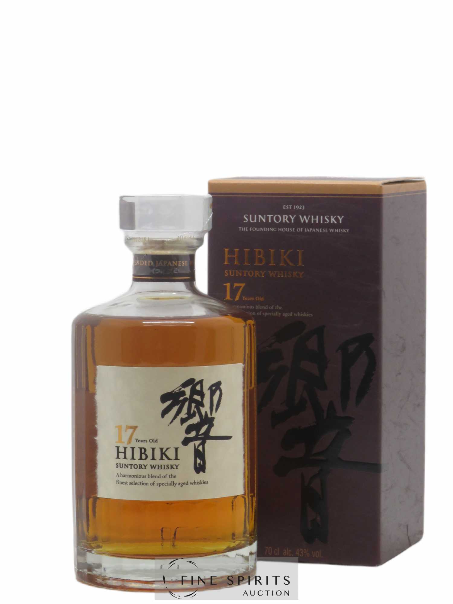 Hibiki 17 years Of. Suntory - Lot de 1 bouteille - 0