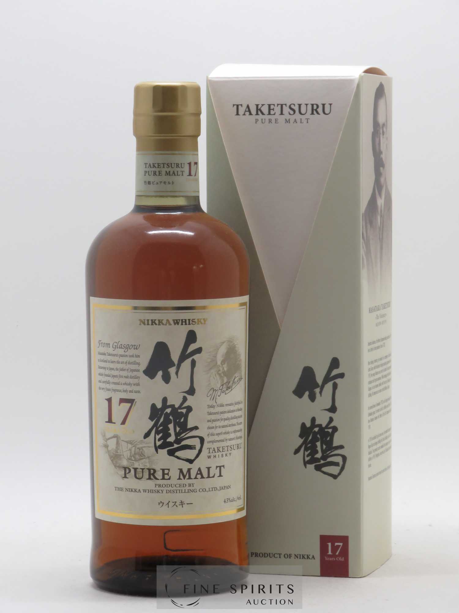 Taketsuru 17 years Of. Pure Malt Nikka Whisky - Lot de 1 bouteille - 0