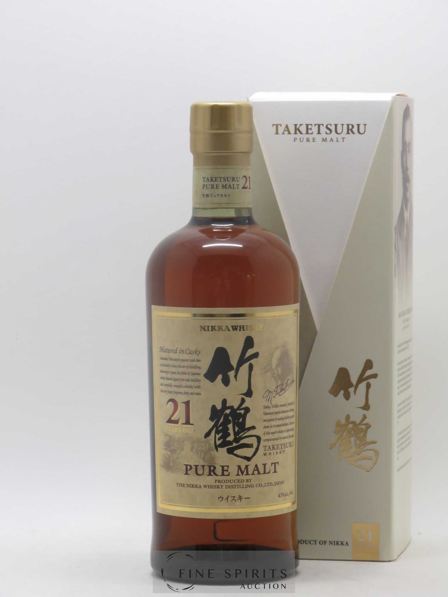 Taketsuru 21 years Of. Pure Malt Nikka Whisky - Lot de 1 bouteille - 0