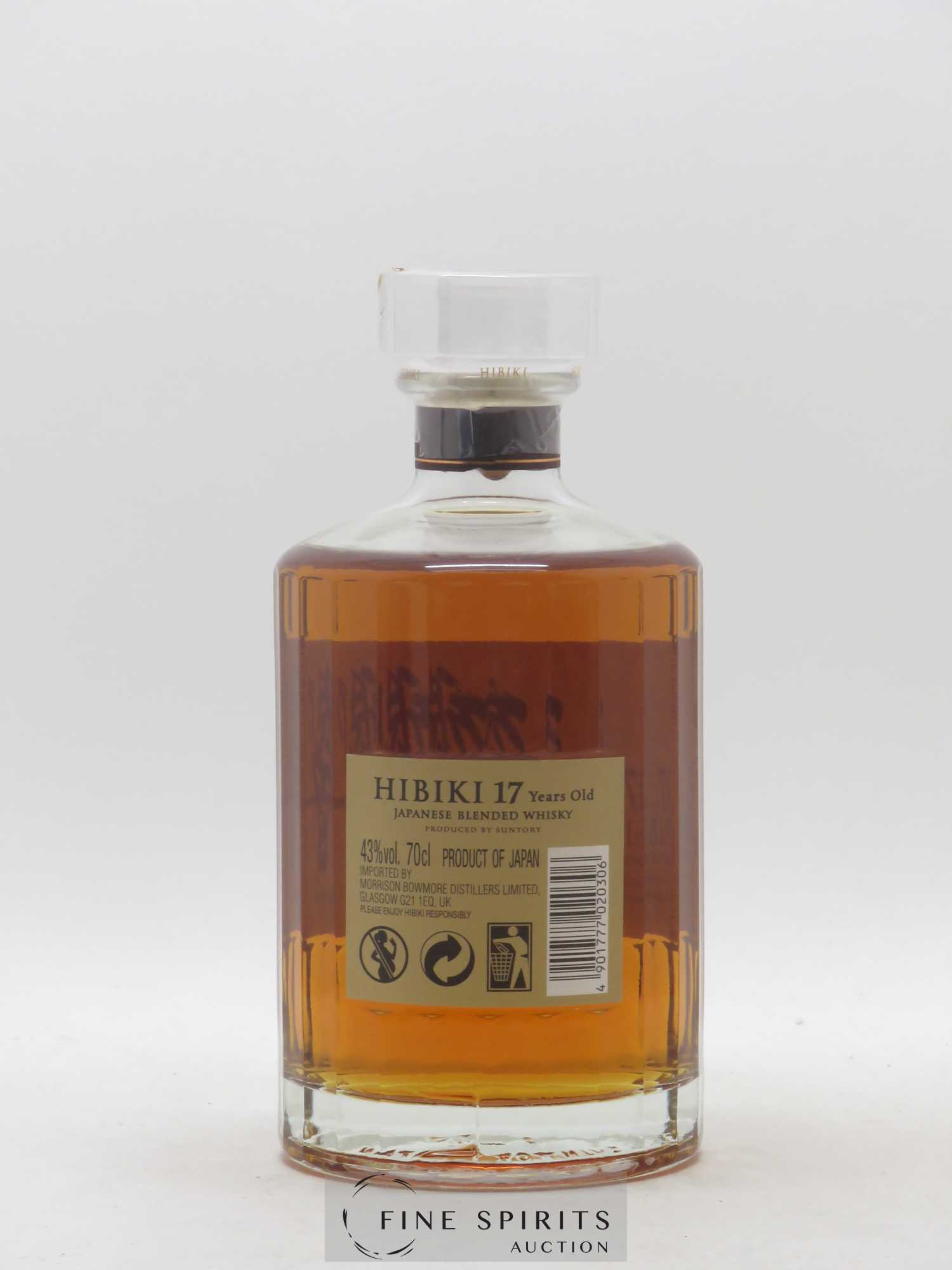 Hibiki 17 years Of. Suntory - Lot de 1 bouteille - 2