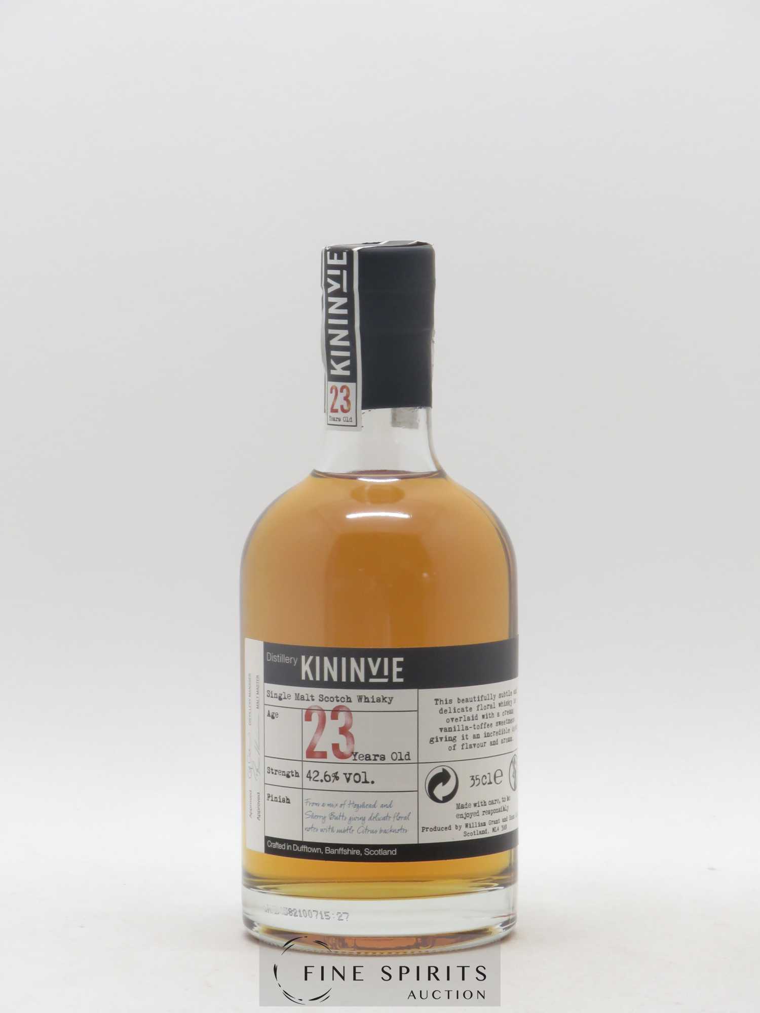 Kininvie 23 years Of. Hogshead & Sherry Butts Finish - Posten von 1 Demi-Flasche - 1