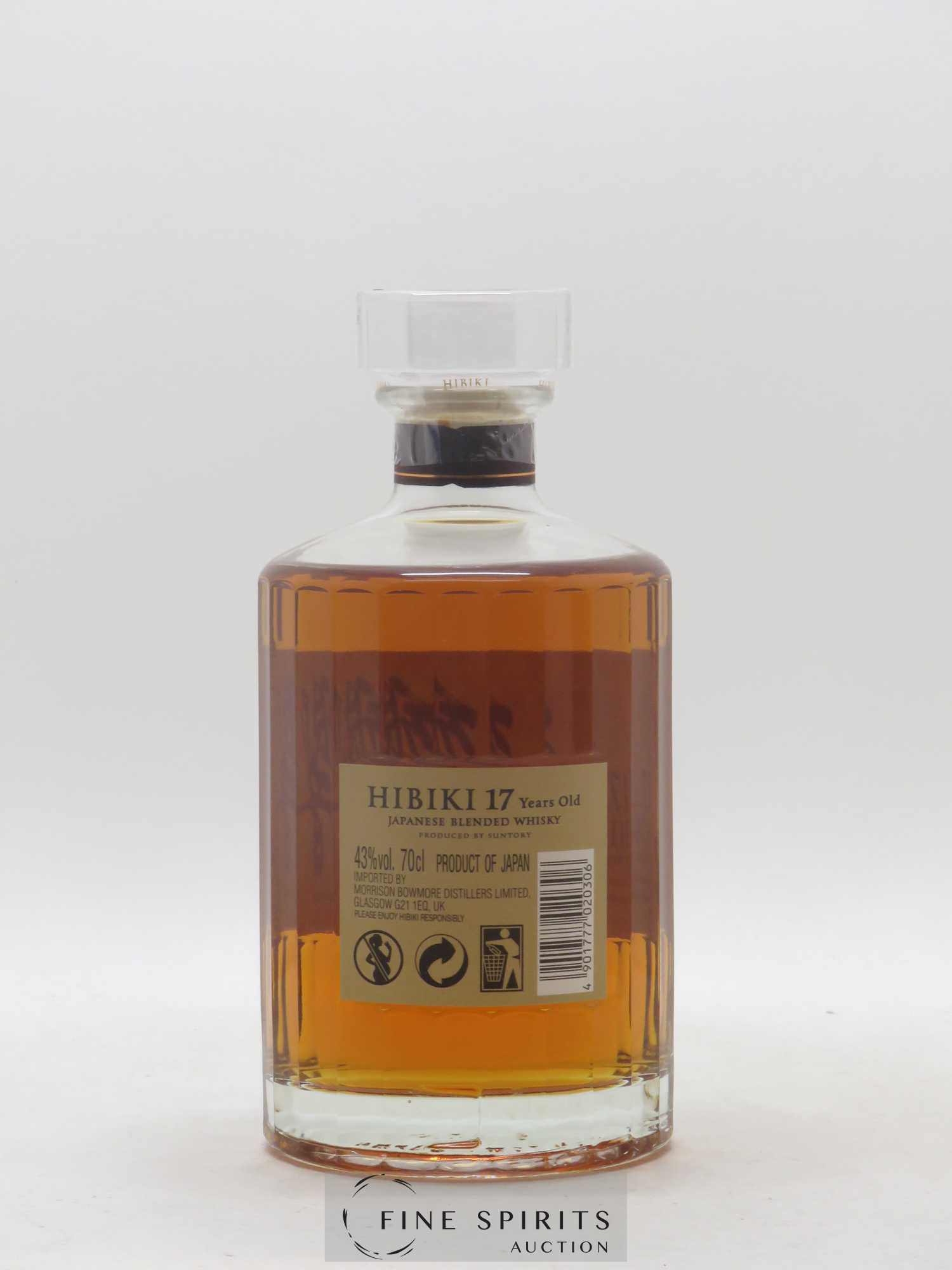 Hibiki 17 years Of. Suntory - Lot de 1 bouteille - 2