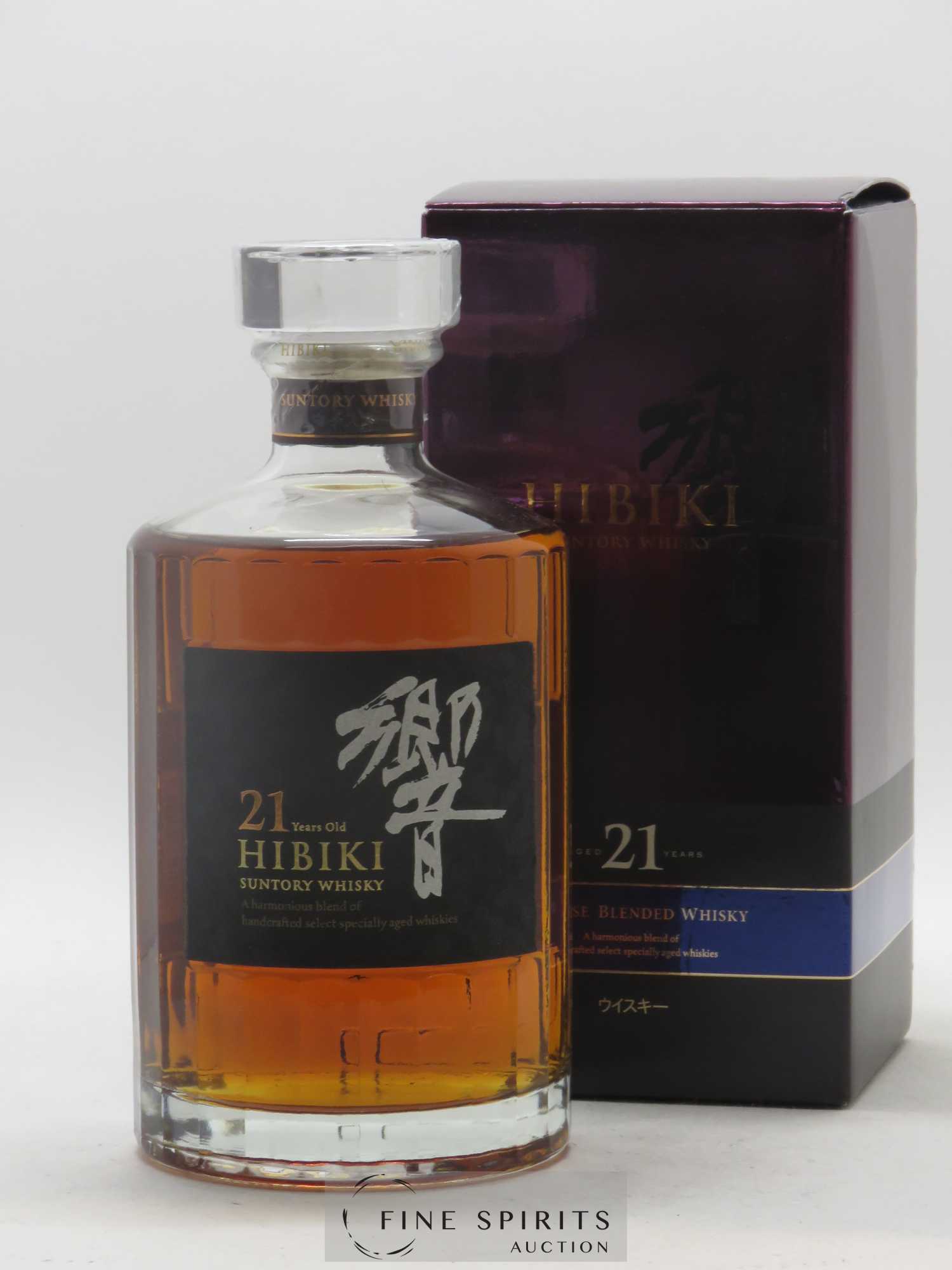 Hibiki 21 years Of. Suntory - Lot de 1 bouteille - 0