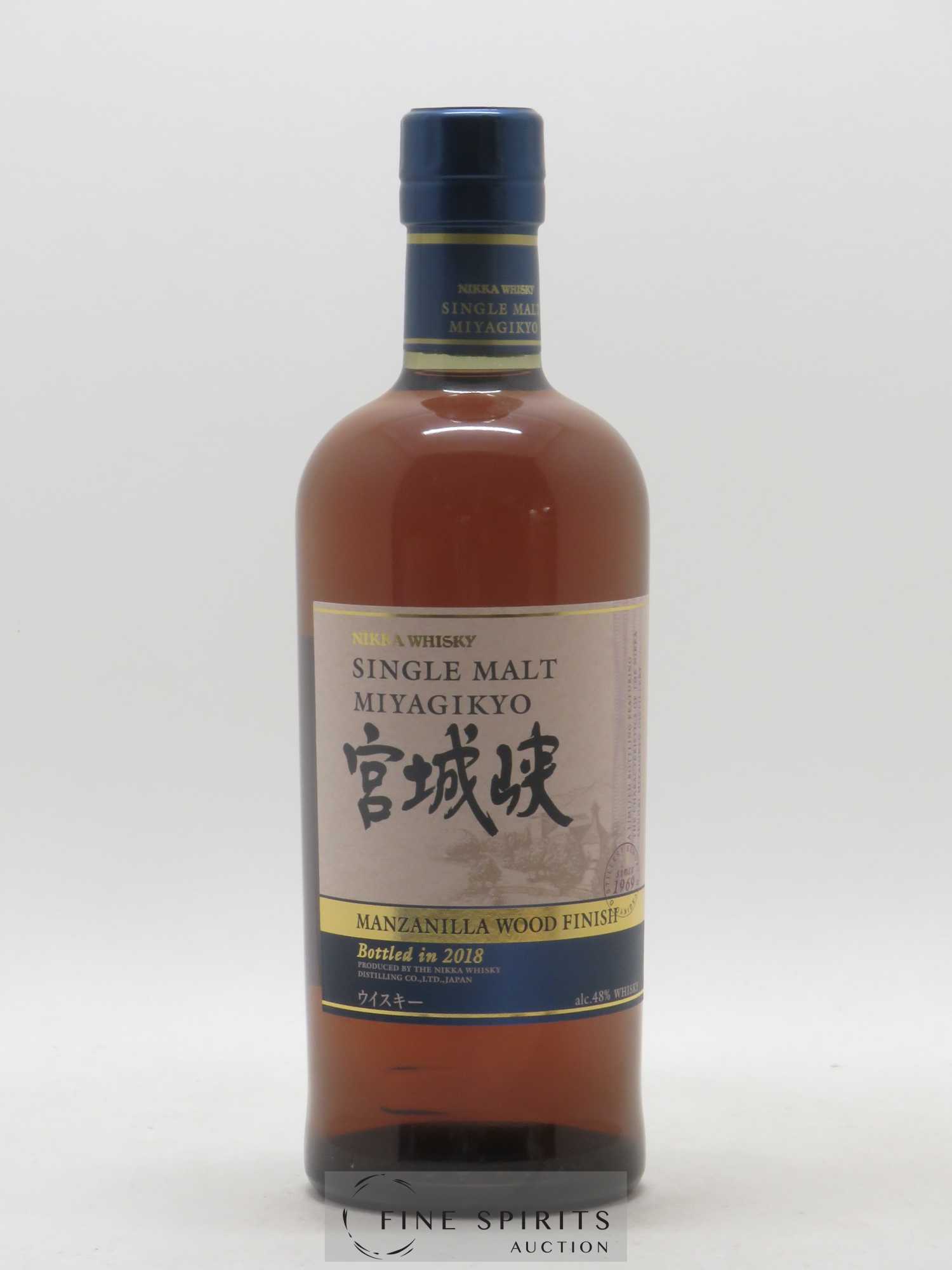 Miyagikyo Of. Manzanilla Wood Finish bottled 2018 Nikka Whisky - Lot de 1 bouteille - 0