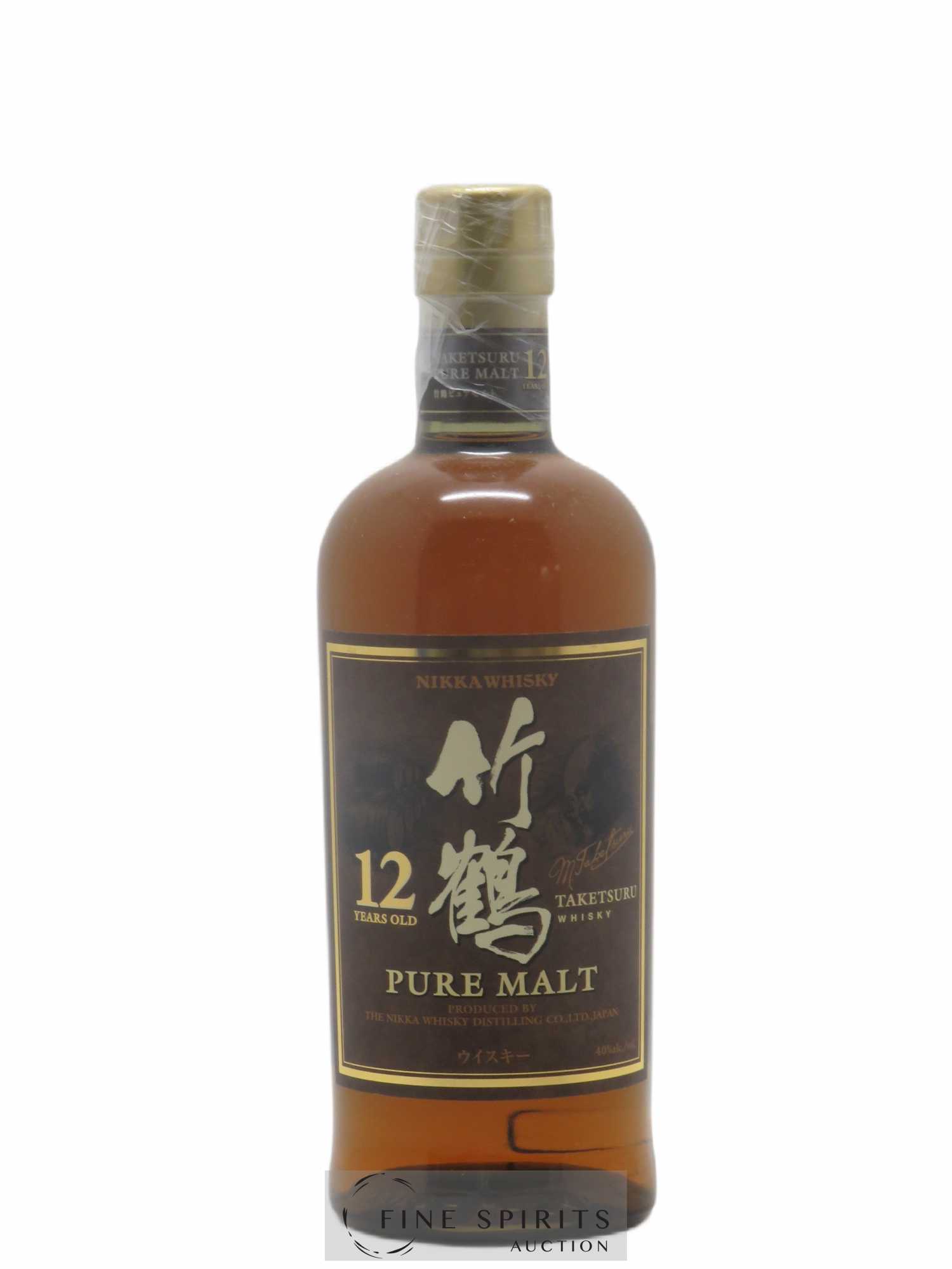 Taketsuru 12 years Of. Pure Malt Nikka Whisky - Lot de 1 bouteille - 0