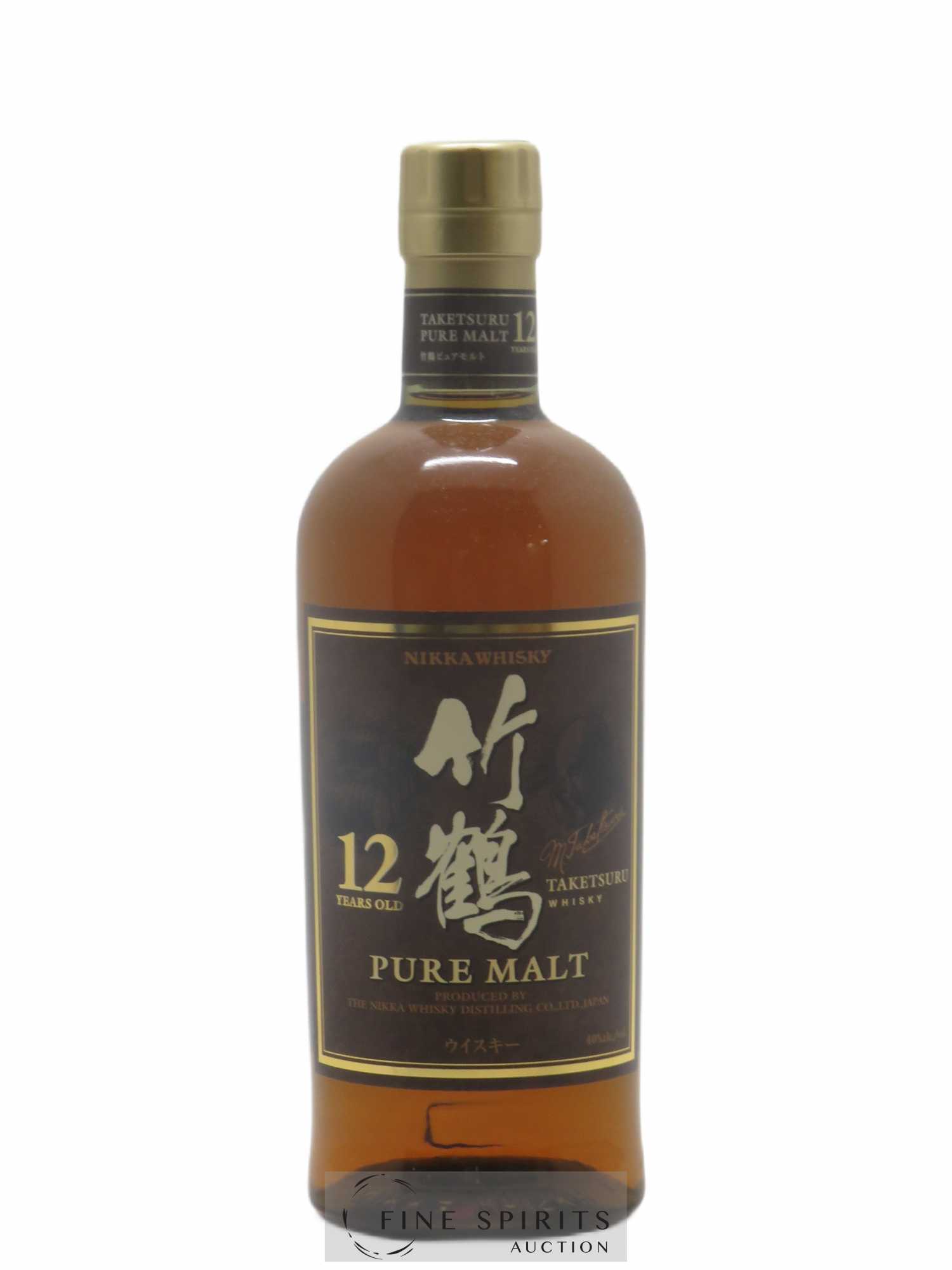 Taketsuru 12 years Of. Pure Malt Nikka Whisky - Lot de 1 bouteille - 0