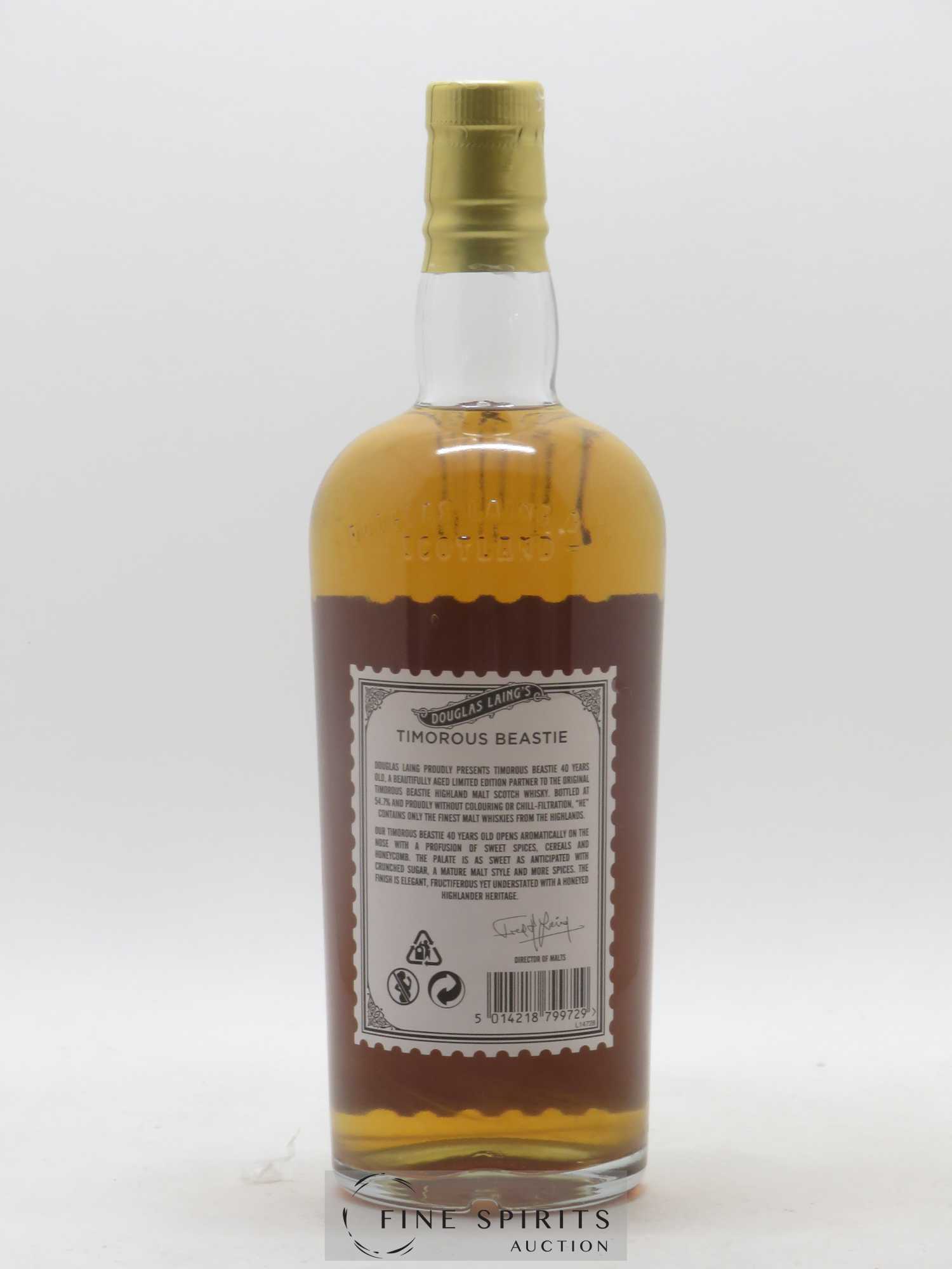 Timorous Beastie 40 years Douglas Laing One of 1080 Limited Edition - Posten von 1 Flasche - 2