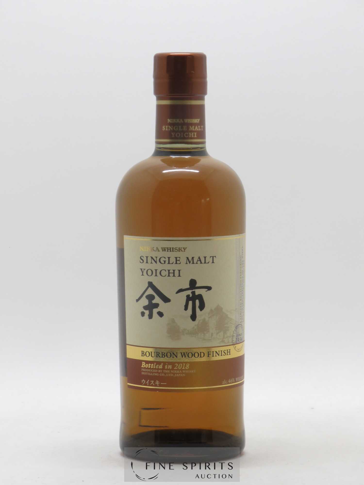 Yoichi Of. Bourbon Wood Finish 2018 Release Nikka Whisky - Lot de 1 bouteille - 1