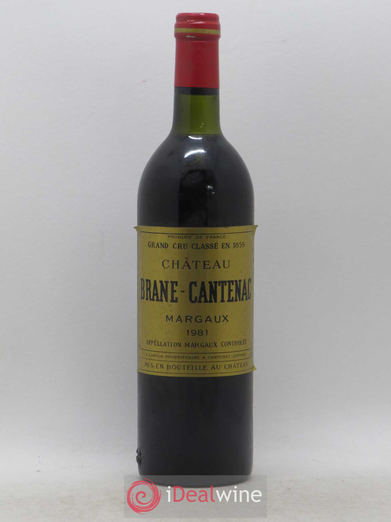 Château Brane Cantenac 2ème Grand Cru Classé 1981 - Lot de 1 bouteille - 0