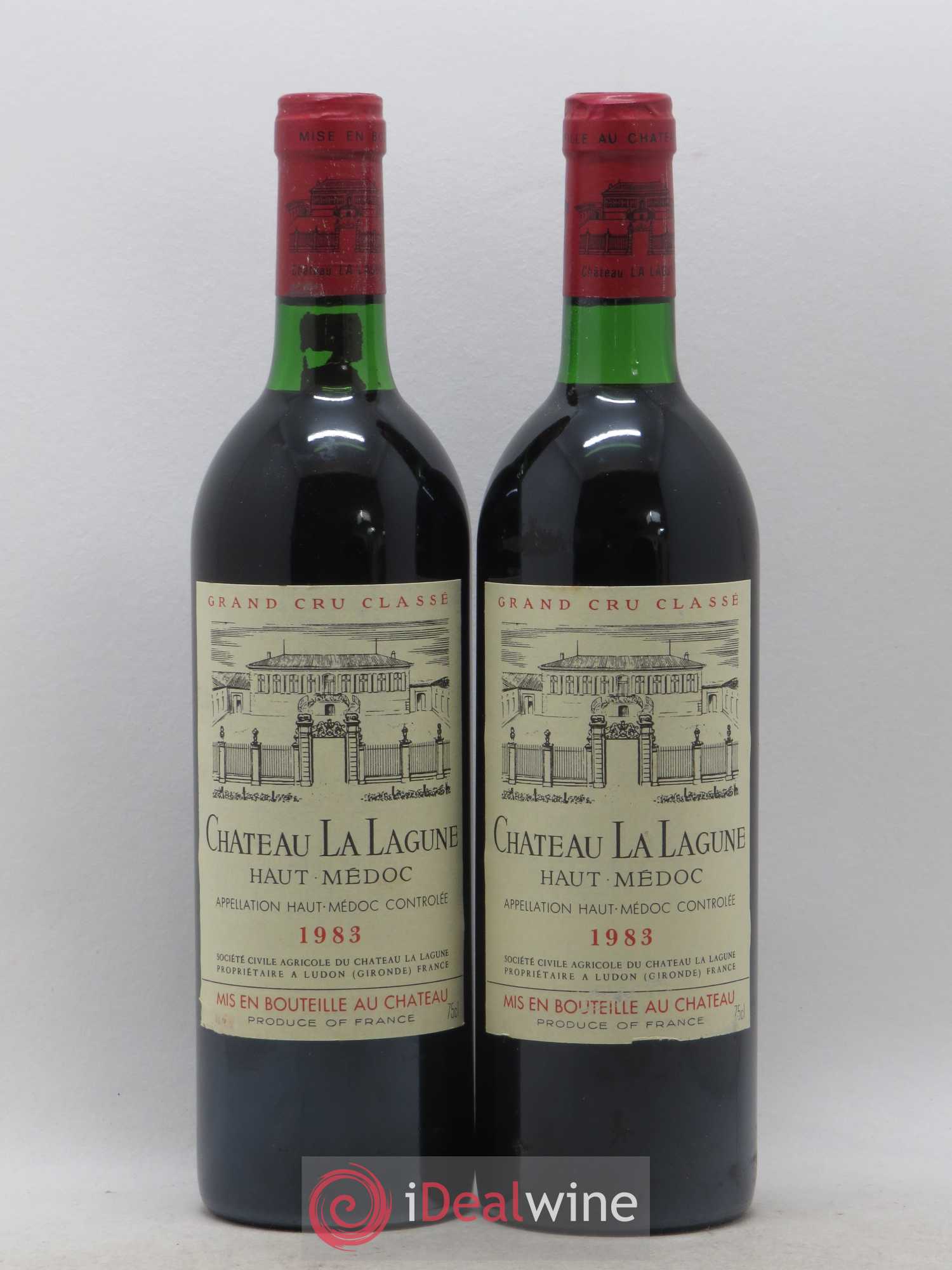 Château la Lagune 3ème Grand Cru Classé 1983 - Lot de 2 bouteilles - 0