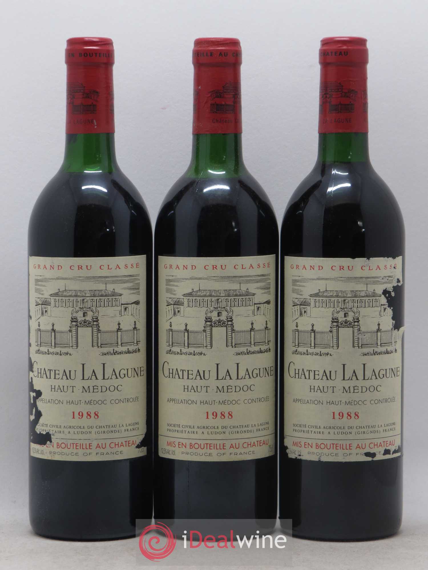 Château la Lagune 3ème Grand Cru Classé 1988 - Lot de 12 bouteilles - 2