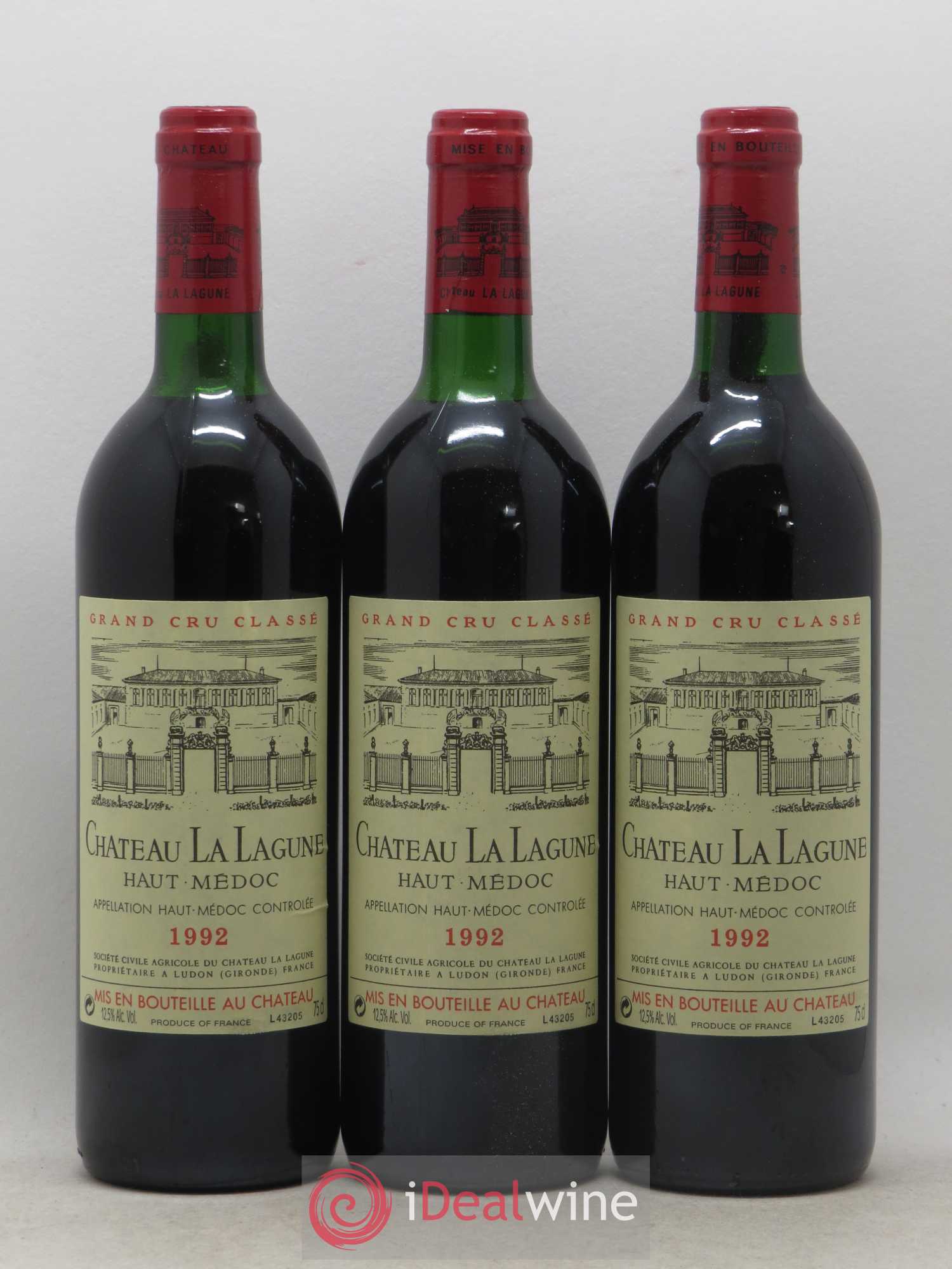 Château la Lagune 3ème Grand Cru Classé 1992 - Lot de 12 bouteilles - 1