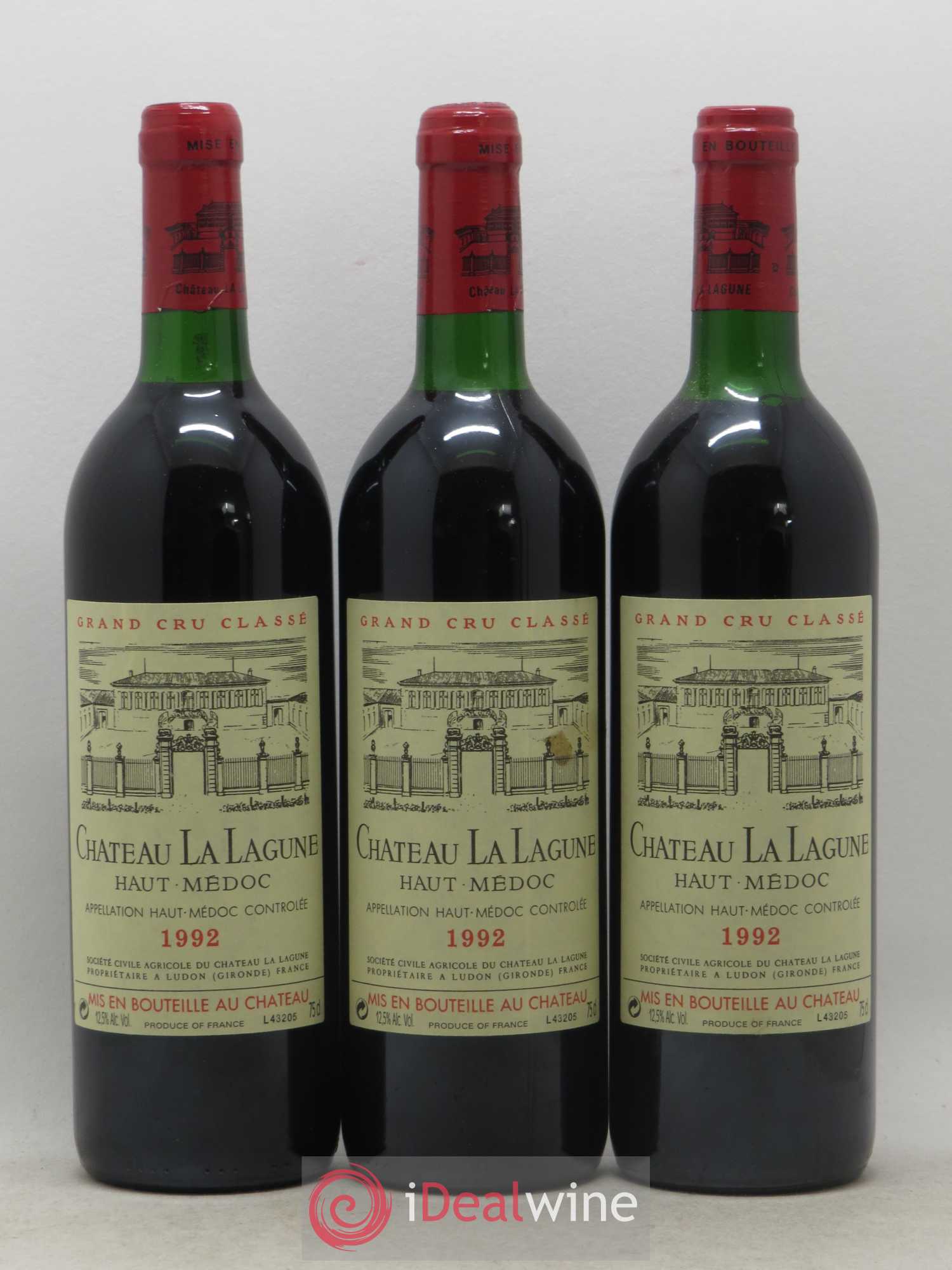 Château la Lagune 3ème Grand Cru Classé 1992 - Lot de 12 bouteilles - 2