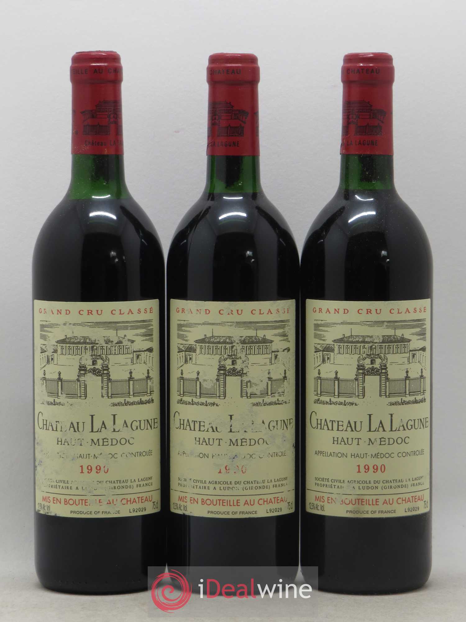 Château la Lagune 3ème Grand Cru Classé 1990 - Lot de 12 bouteilles - 2