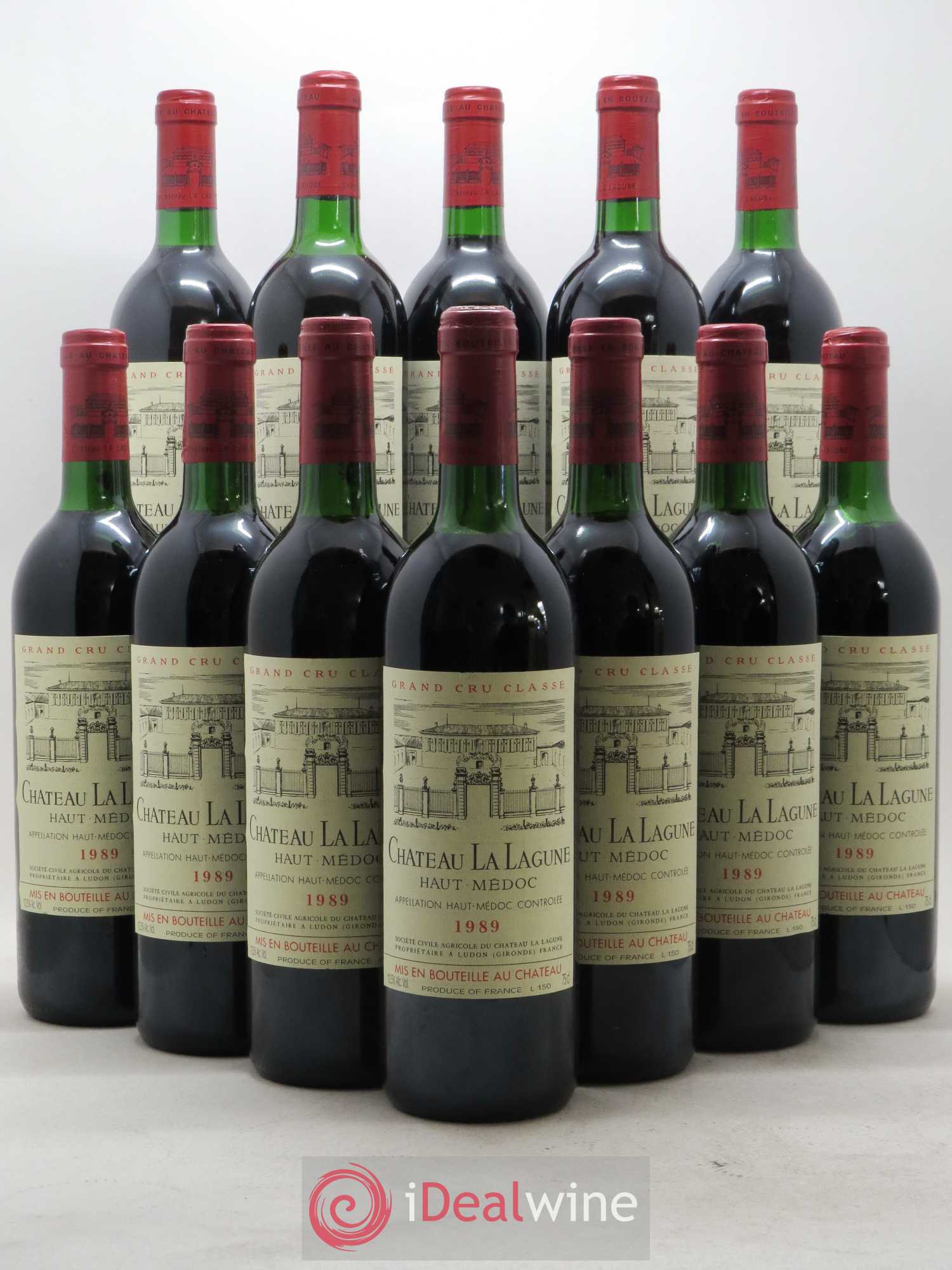 Château la Lagune 3ème Grand Cru Classé 1989 - Lot de 12 bouteilles - 0