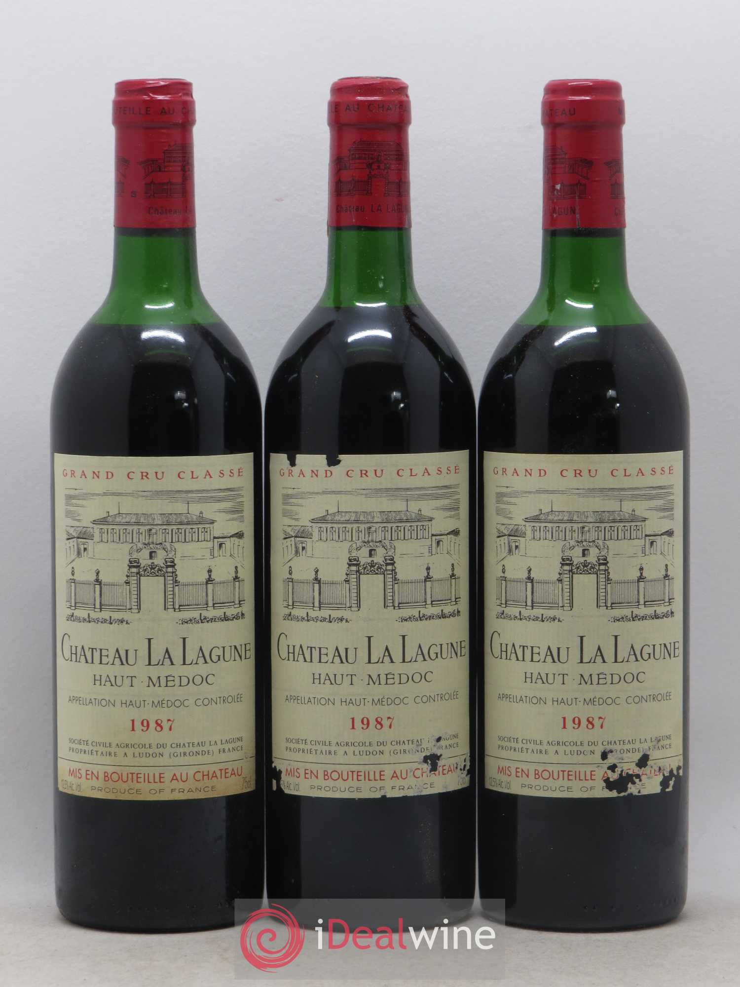 Château la Lagune 3ème Grand Cru Classé 1987 - Lot de 12 bouteilles - 1