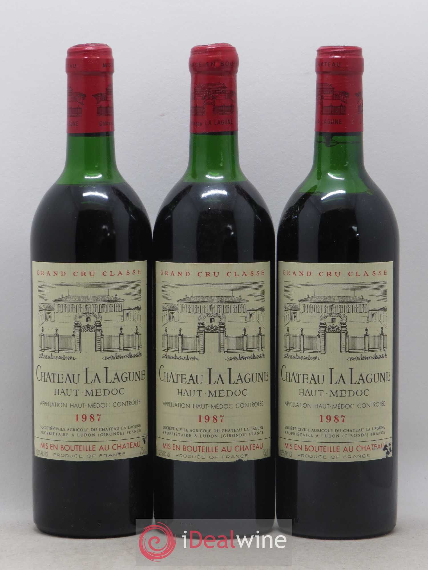 Château la Lagune 3ème Grand Cru Classé 1987 - Lot de 12 bouteilles - 3