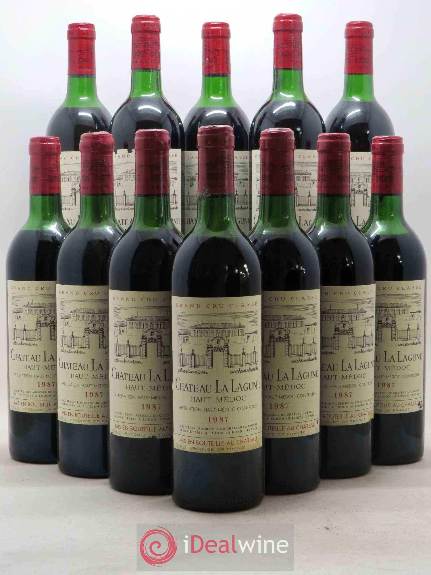 Château la Lagune 3ème Grand Cru Classé 1987 - Lot de 12 bouteilles - 0