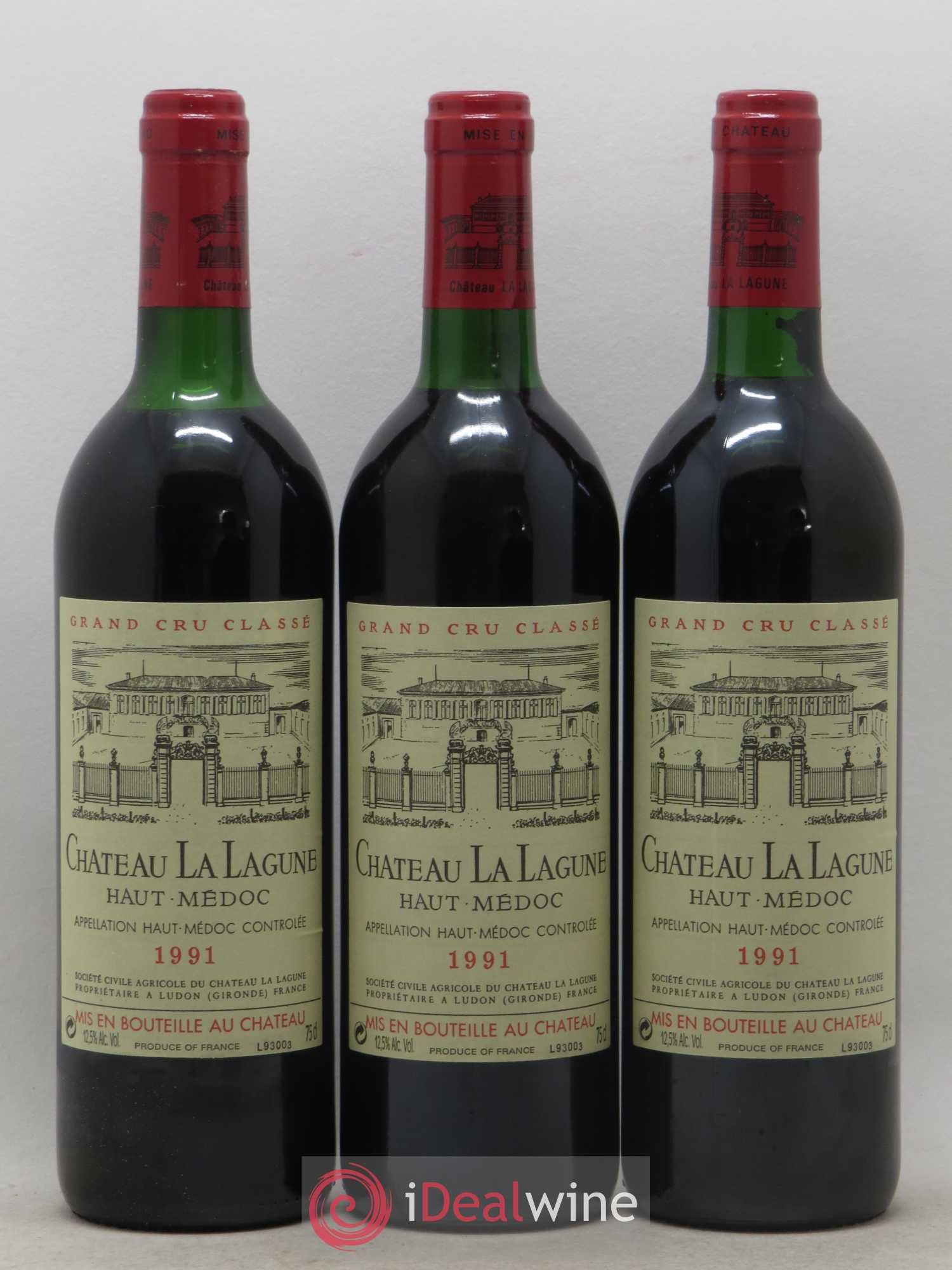 Château la Lagune 3ème Grand Cru Classé 1991 - Lot de 12 bouteilles - 2