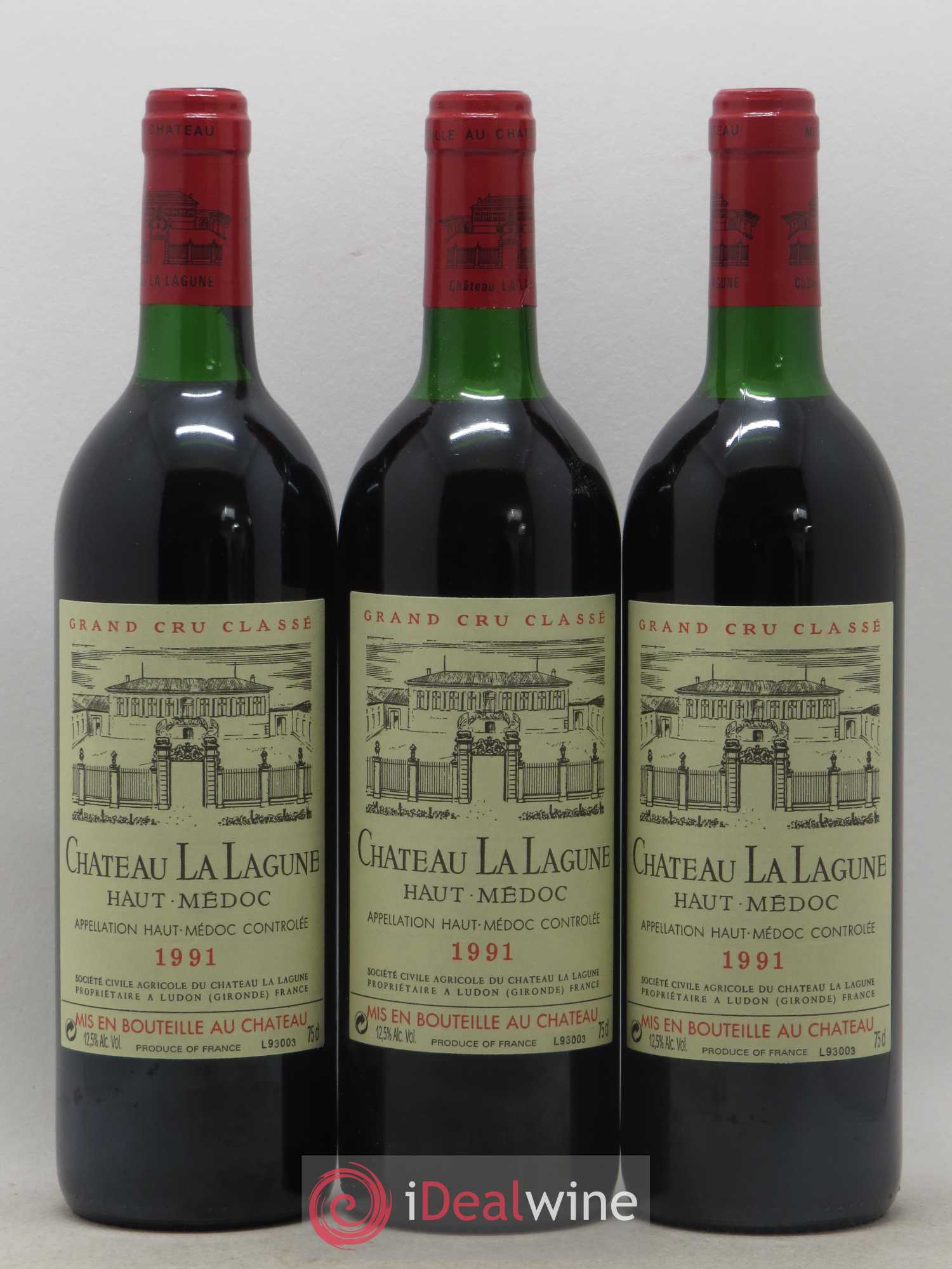 Château la Lagune 3ème Grand Cru Classé 1991 - Lot de 12 bouteilles - 3