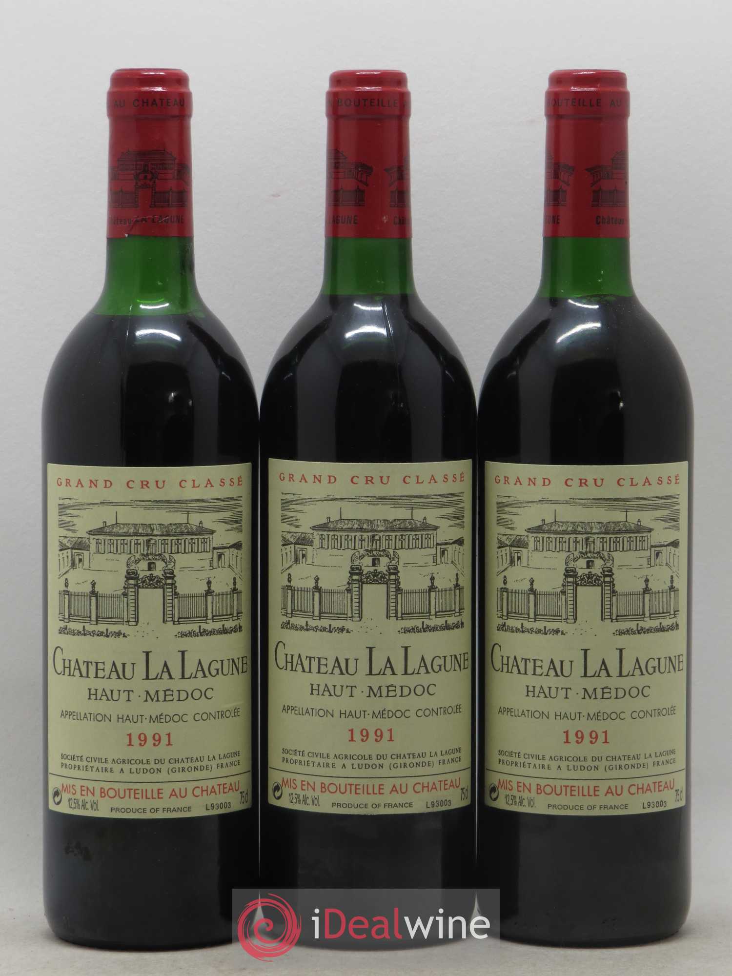 Château la Lagune 3ème Grand Cru Classé 1991 - Lot de 12 bouteilles - 4
