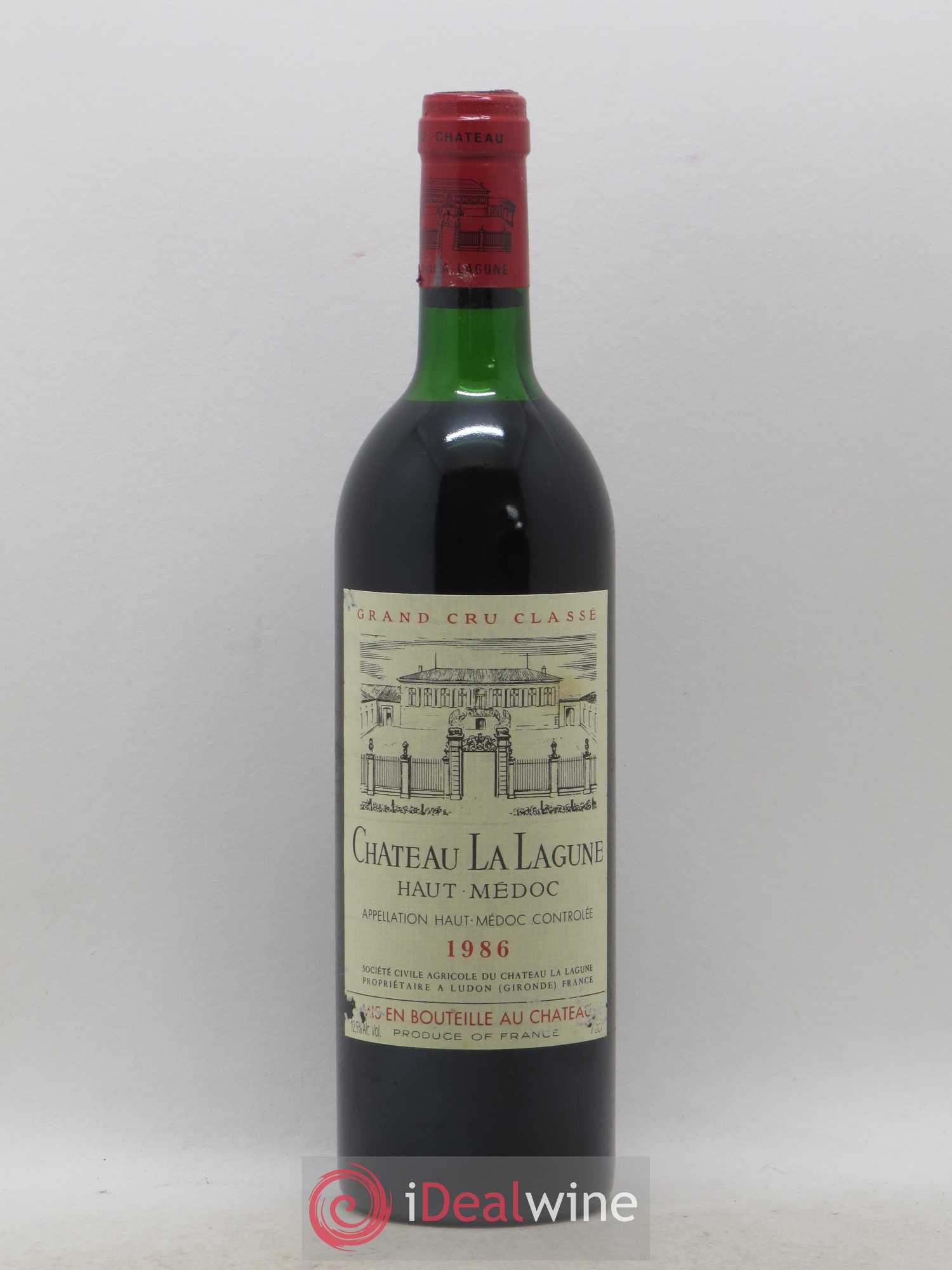 Château la Lagune 3ème Grand Cru Classé 1986 - Lot de 1 bouteille - 0