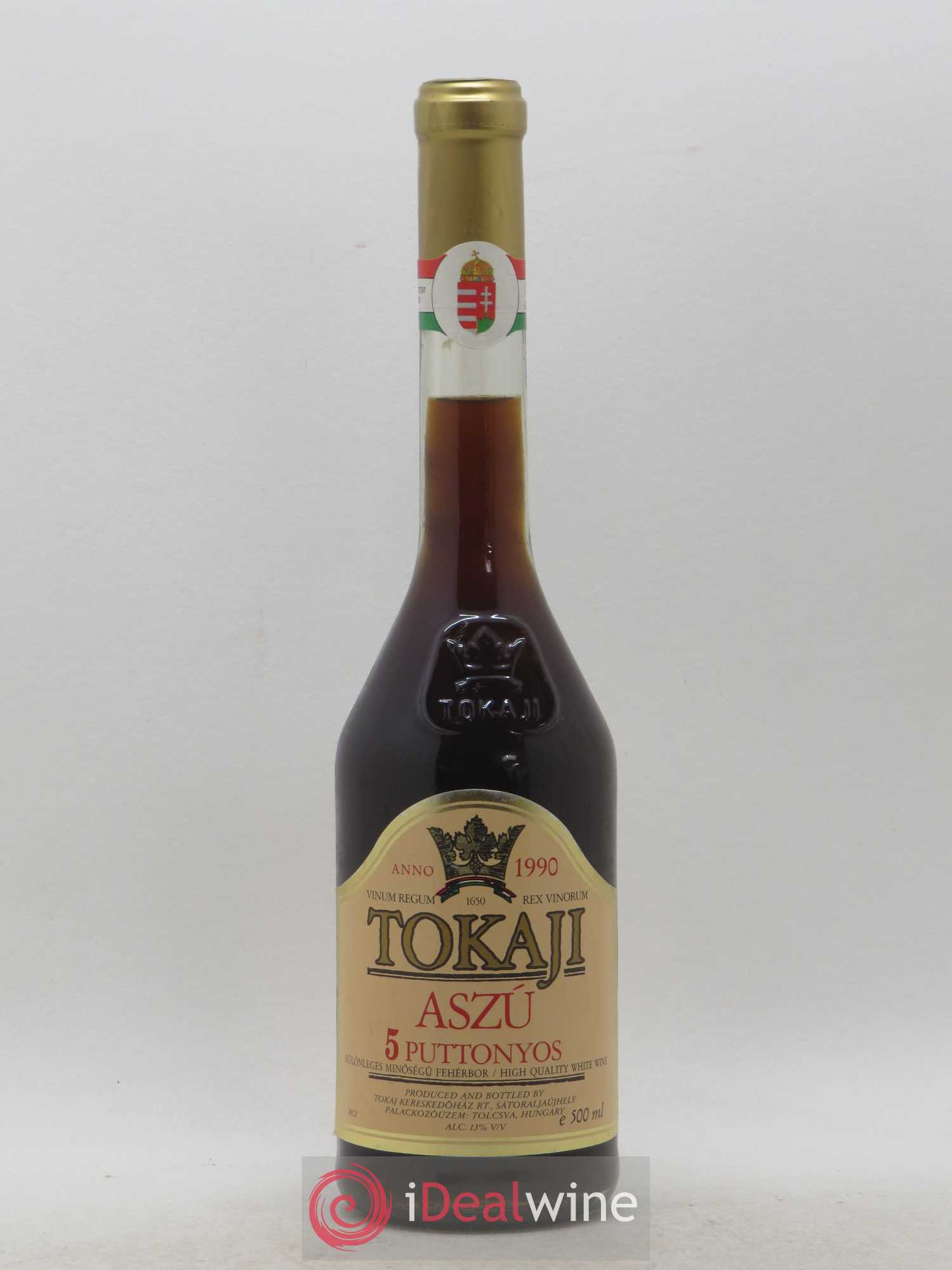 Tokaji Aszu 5 Puttonyos Kereskedohaz 50cl 1990 - Posten von 1 Flasche - 0