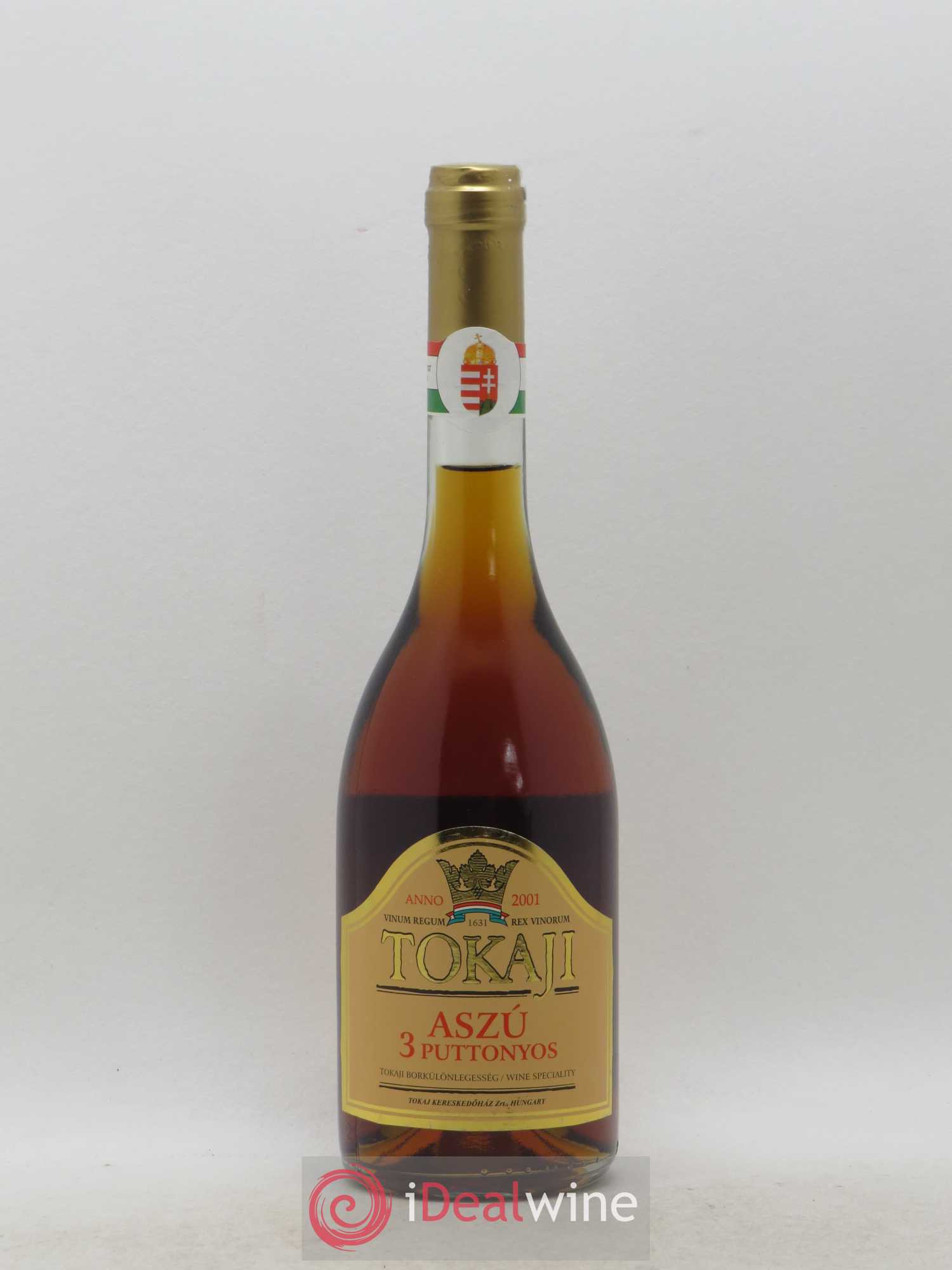 Tokaji Aszu 3 Puttonyos Borkulonlegesseg 50cl 2001 - Lot of 1 bottle - 0