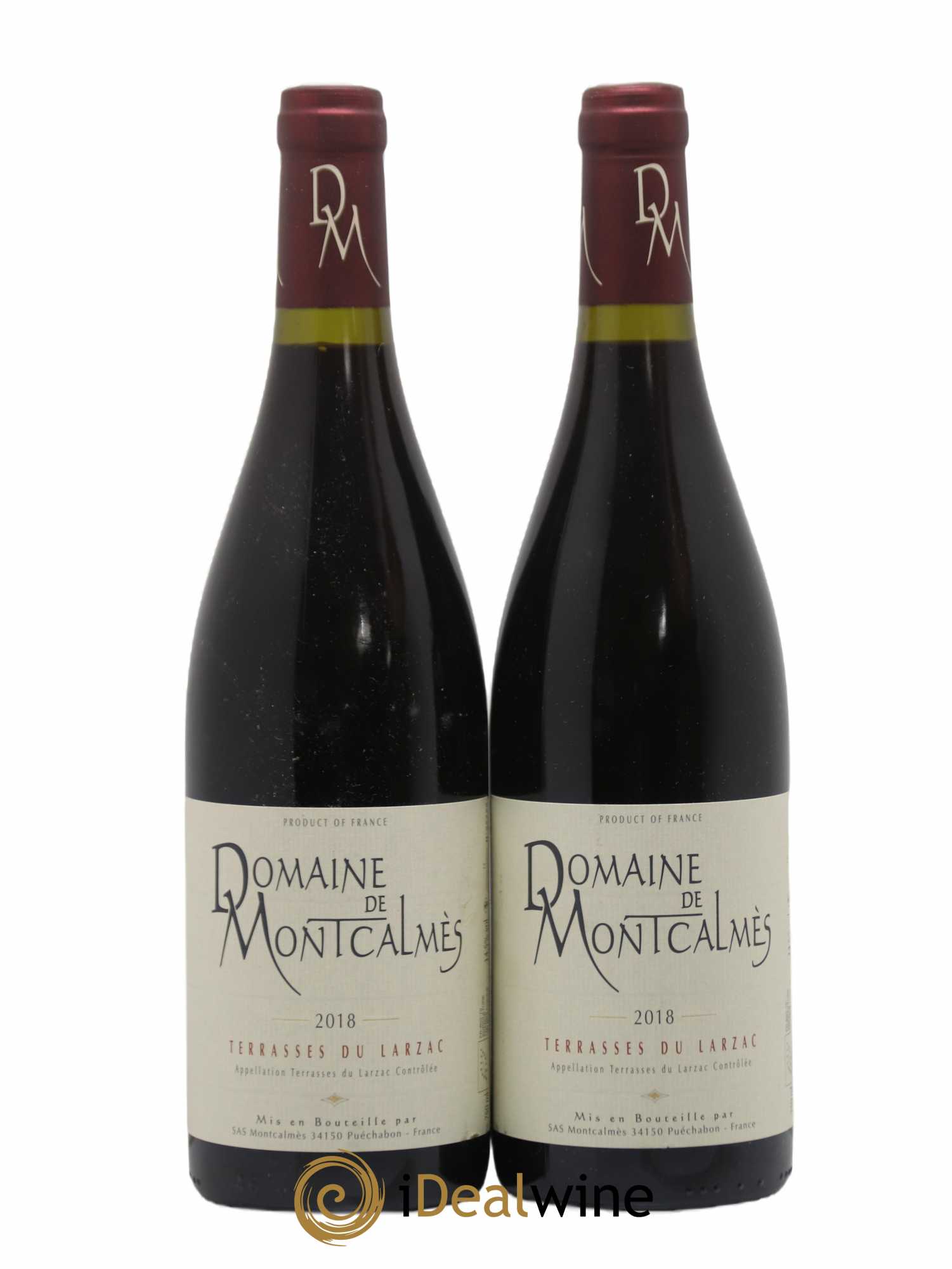 Terrasses du Larzac Domaine de Montcalmès Frédéric Pourtalié 2018 - Lot de 2 bouteilles - 0