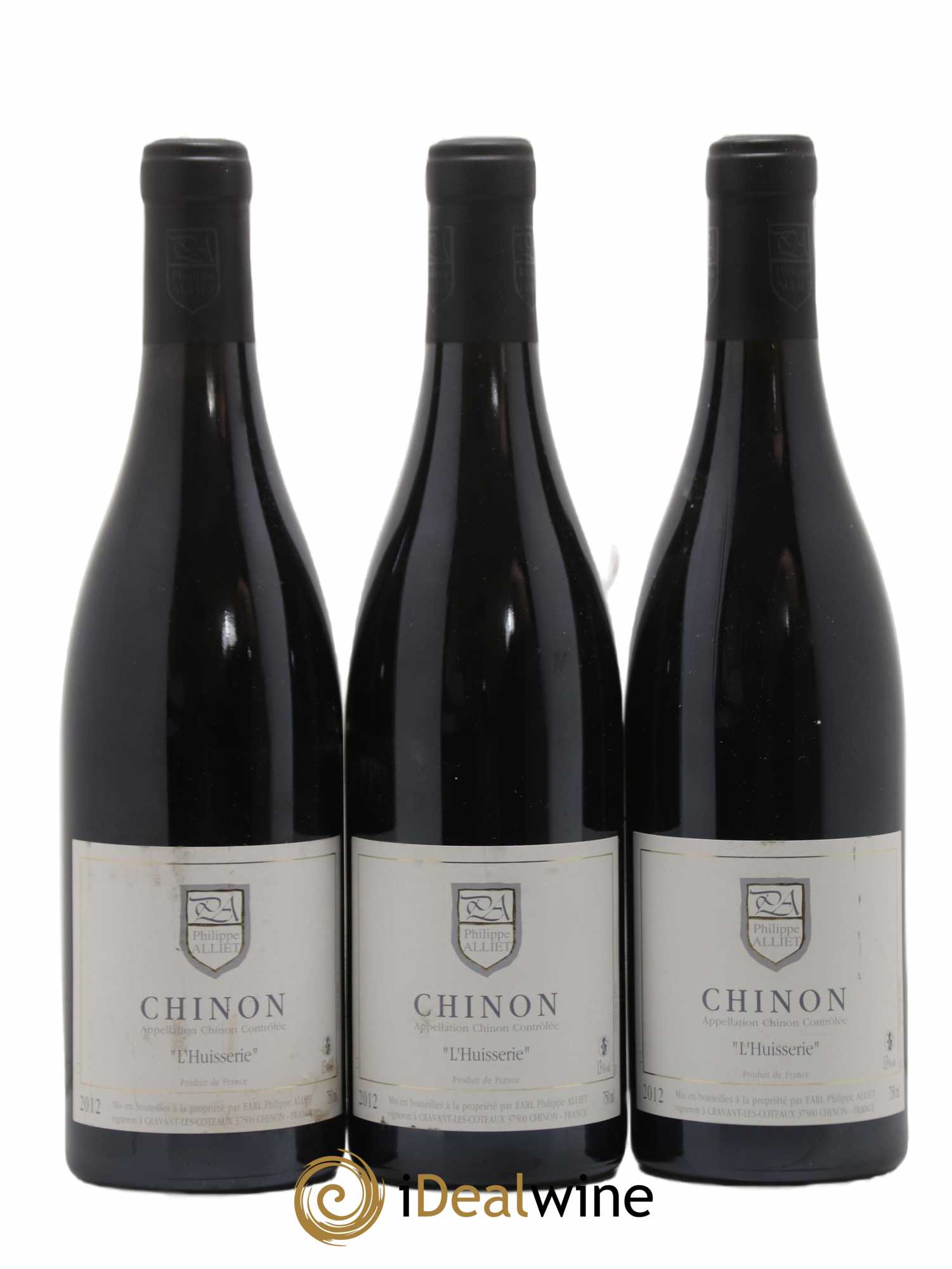 Chinon L'Huisserie Philippe Alliet 2012 - Lot de 3 bouteilles - 0