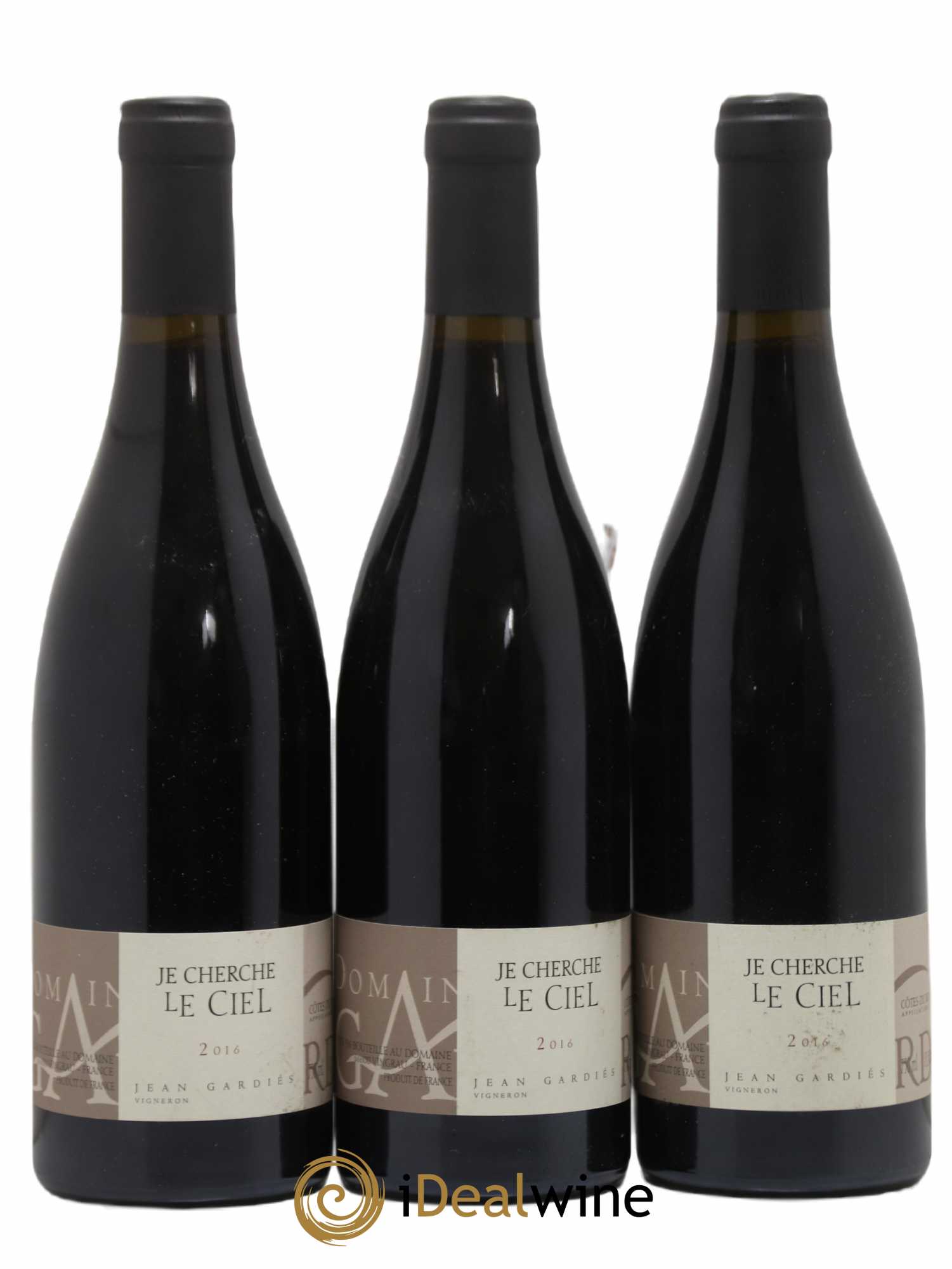 Côtes du Roussillon Je Cherche Le Ciel Domaine Gardies 2016 - Lotto di 3 bottiglie - 0