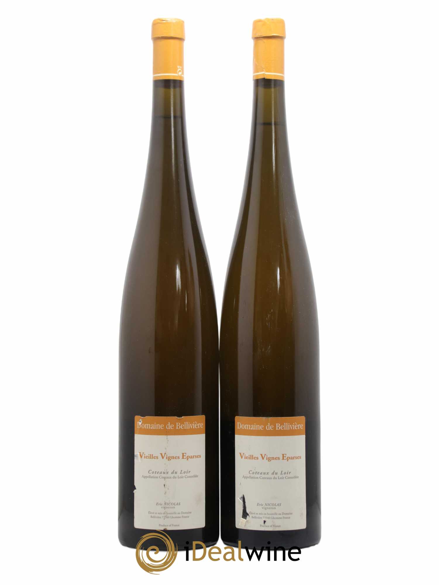 Coteaux du Loir Vieilles Vignes Eparses Domaine de Bellivière 2007 - Lot de 2 magnums - 0