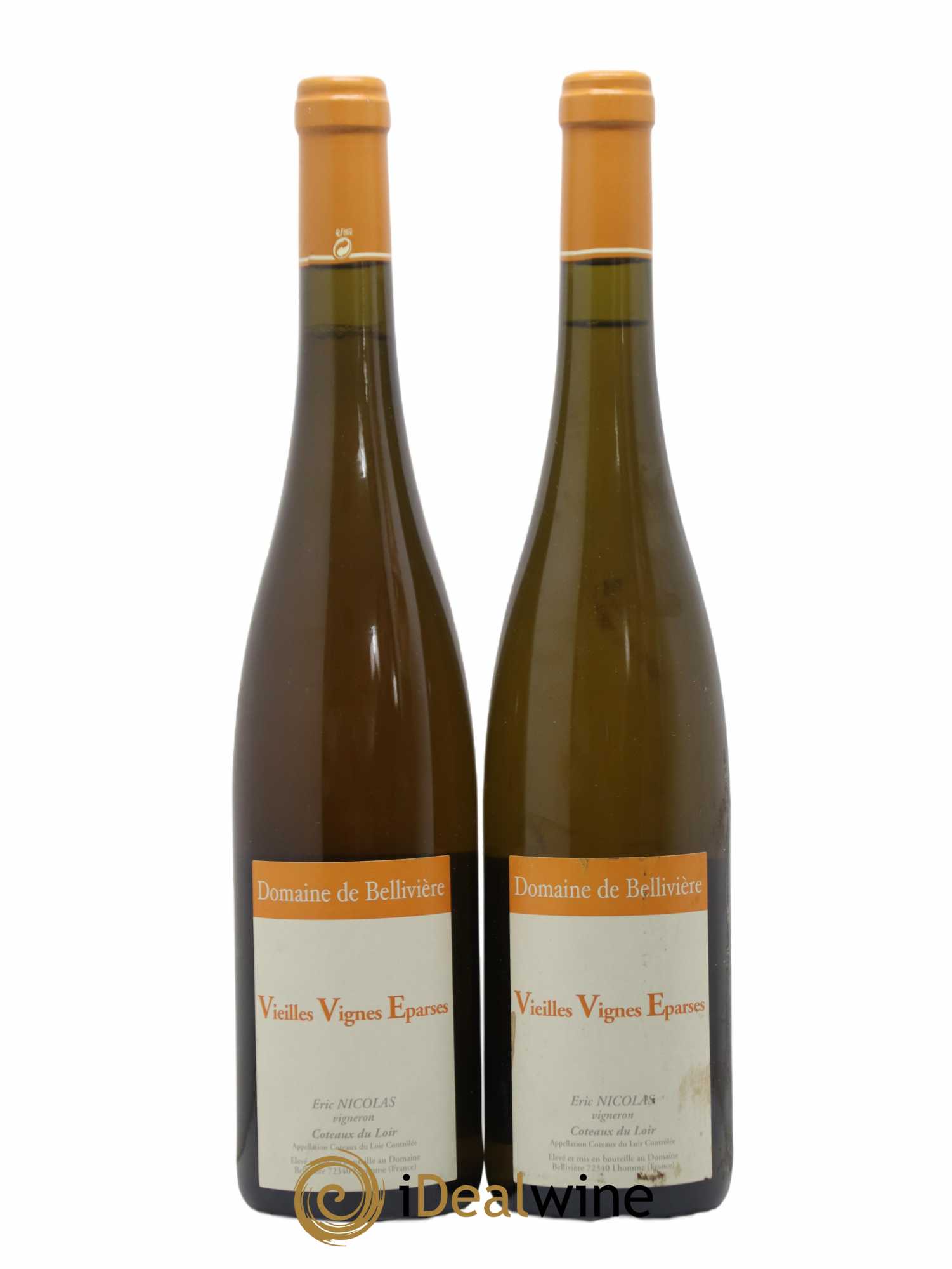 Coteaux du Loir Vieilles Vignes Eparses Domaine de Bellivière 2007 - Lot de 2 bouteilles - 0