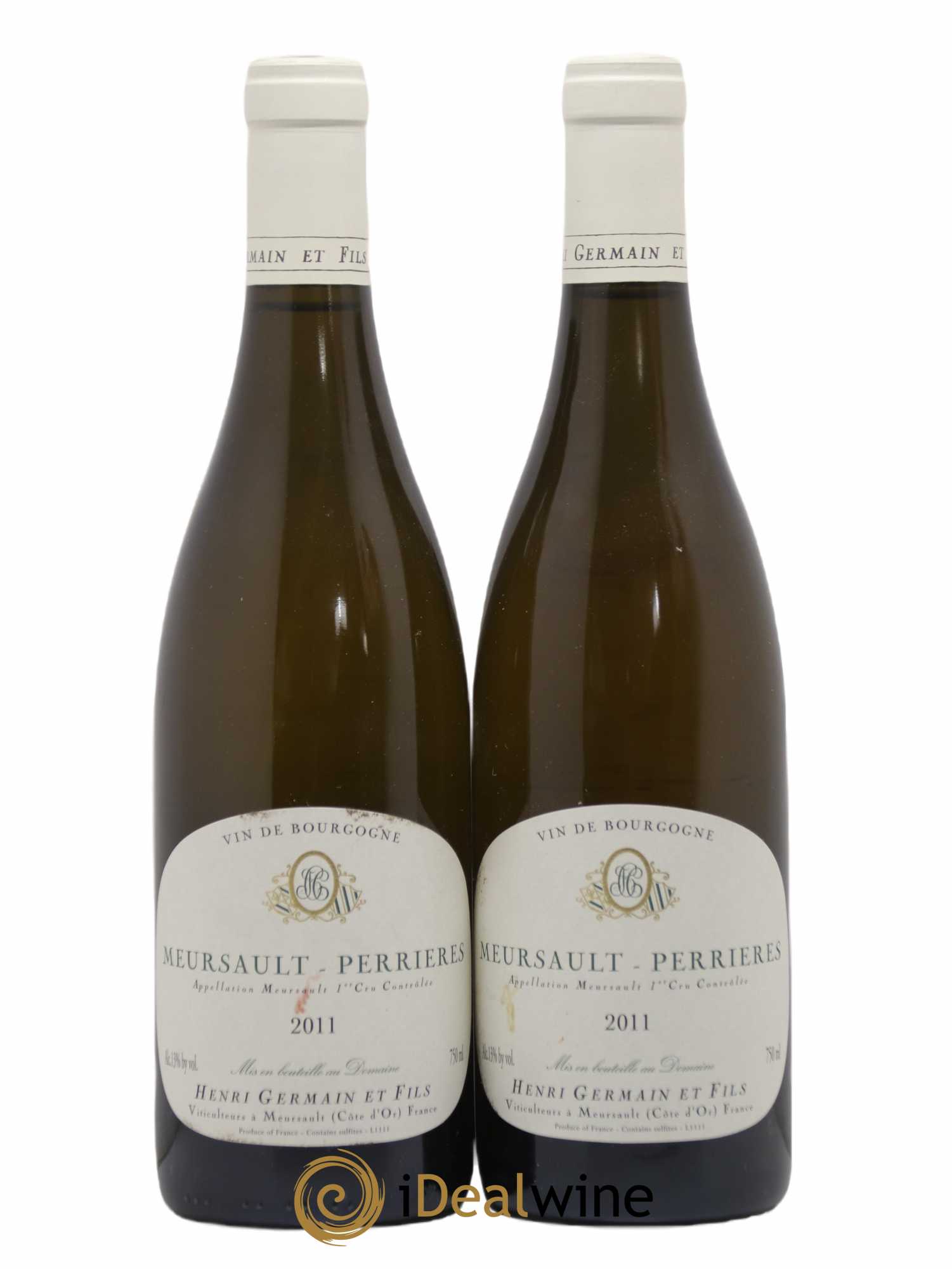 Meursault 1er Cru Perrières Henri Germain 2011 - Lot de 2 bouteilles - 0