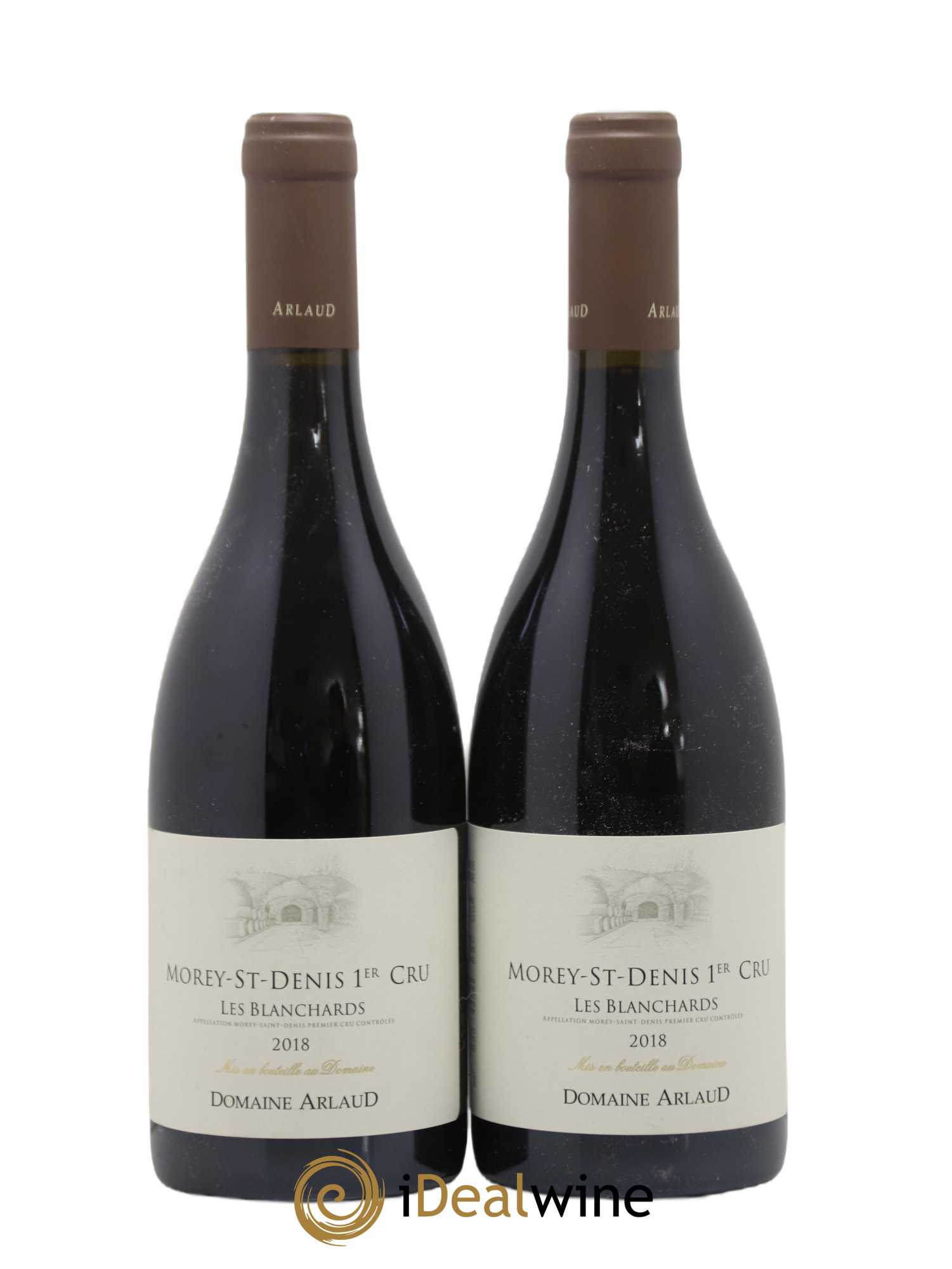 Morey-Saint-Denis 1er Cru Les Blanchards Arlaud 2018 - Lot de 2 bouteilles - 0