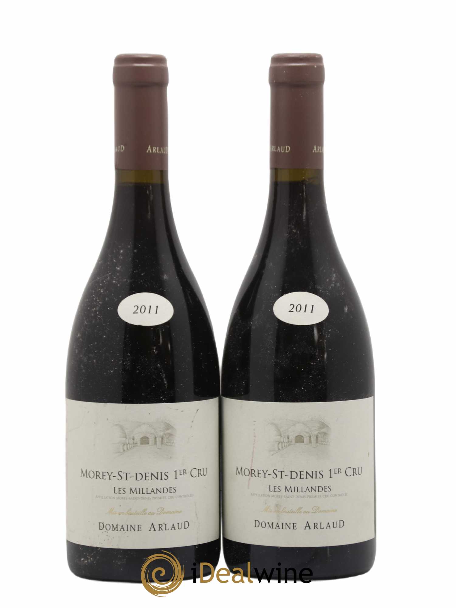 Morey-Saint-Denis 1er Cru Les Millandes Arlaud 2011 - Lot de 2 bouteilles - 0