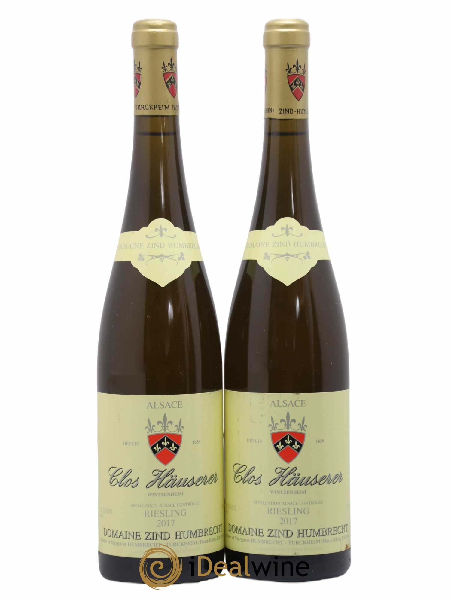 Alsace Riesling Clos Hauserer Zind-Humbrecht (Domaine) 2017 - Lot de 2 bouteilles - 0
