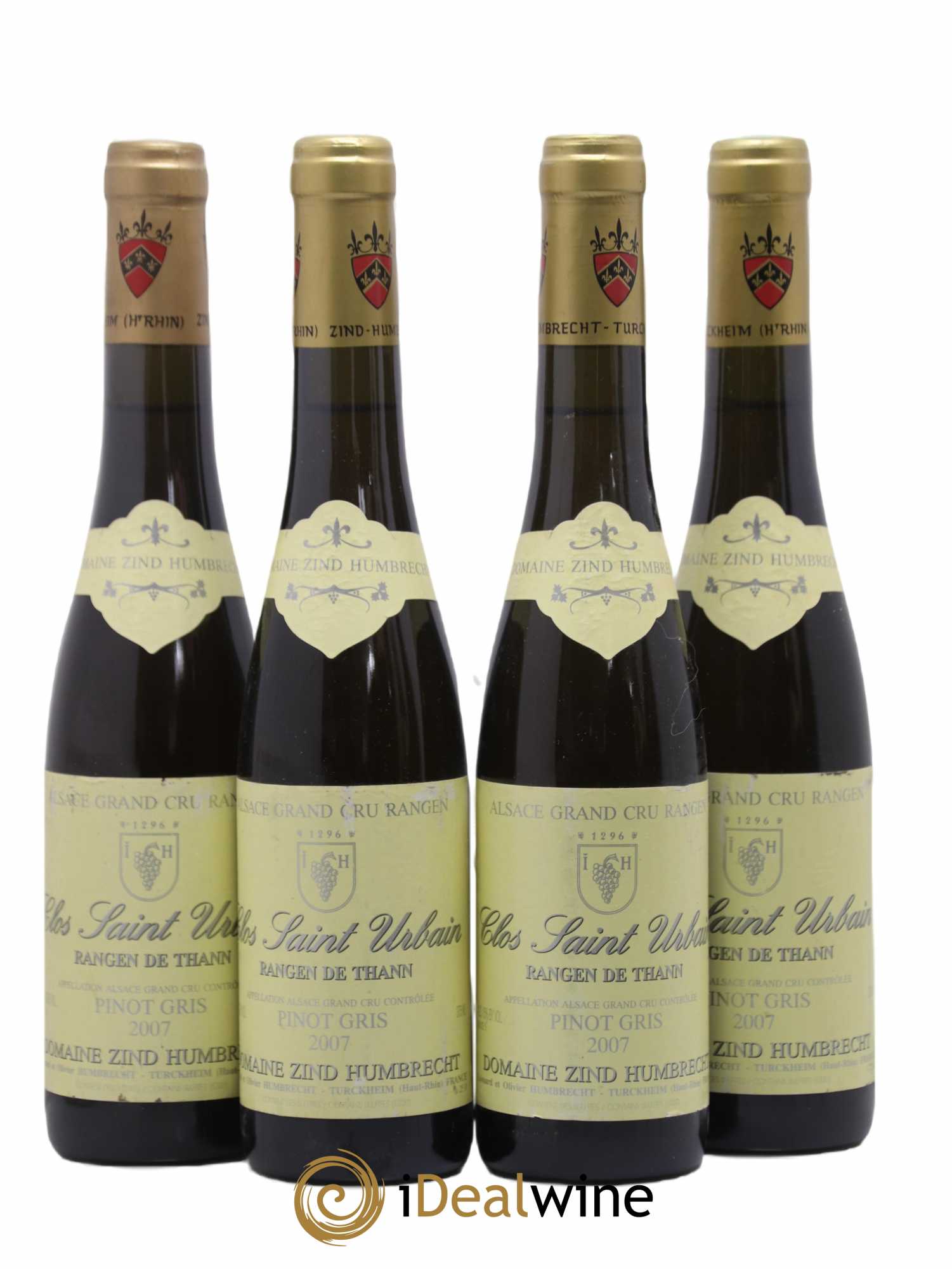 Alsace Pinot Gris Grand Cru Rangen de Thann Clos Saint-Urbain Zind-Humbrecht (Domaine) 2007 - Posten von 4 Demi-Flaschen - 0
