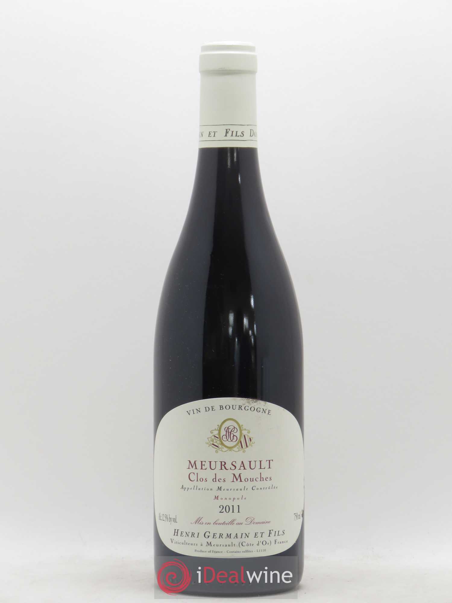 Meursault Clos des Mouches Henri Germain 2011 - Lot de 1 bouteille - 0