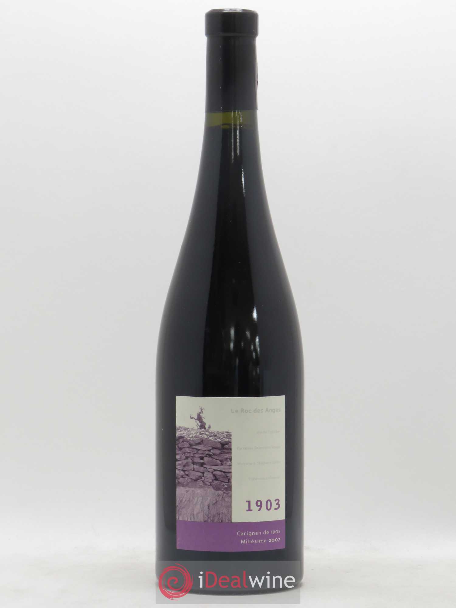Côtes Catalanes Roc des Anges Carignan 1903 Marjorie et Stéphane Gallet 2007 - Lot de 1 bouteille - 0