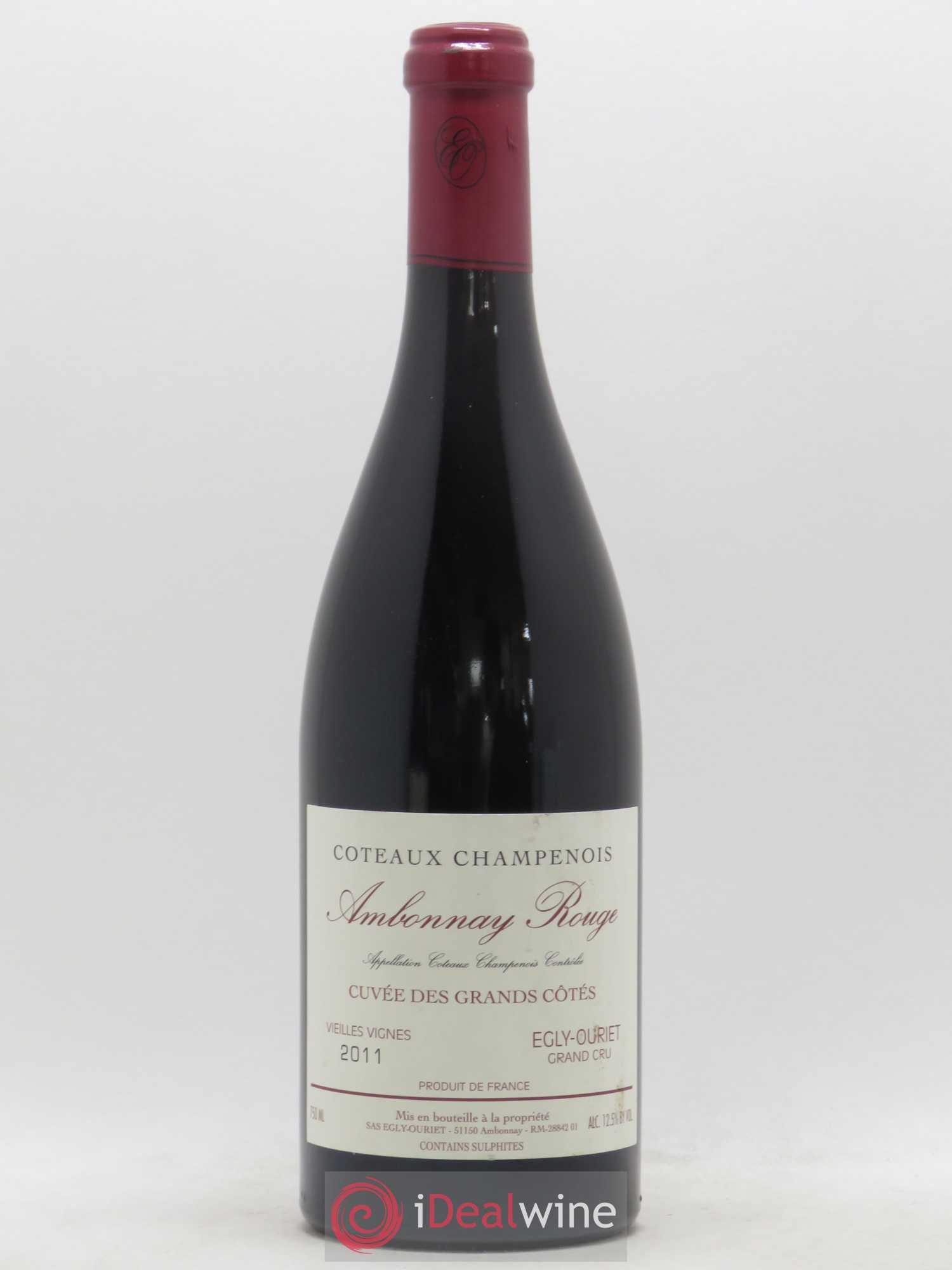 Ambonnay Cuvée des Grands Côtés VV Grand Cru Egly-Ouriet 2011 - Lot de 1 bouteille - 0