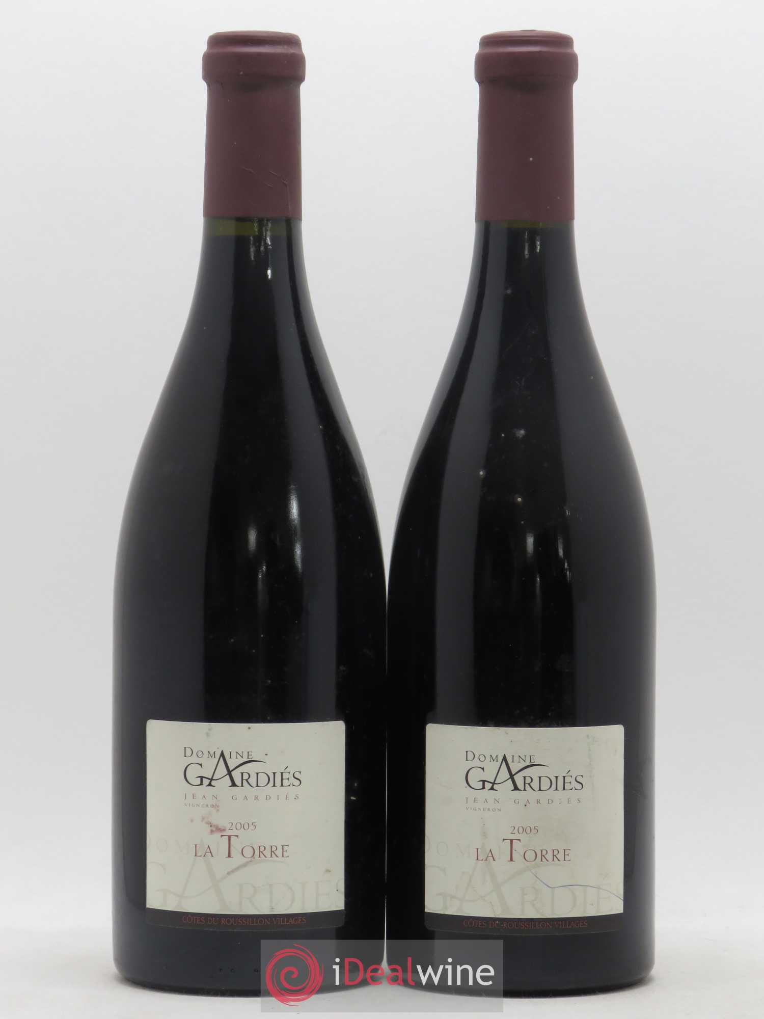 Côtes du Roussillon Gardiés (Domaine) La Torre 2005 - Lot de 2 bouteilles - 0