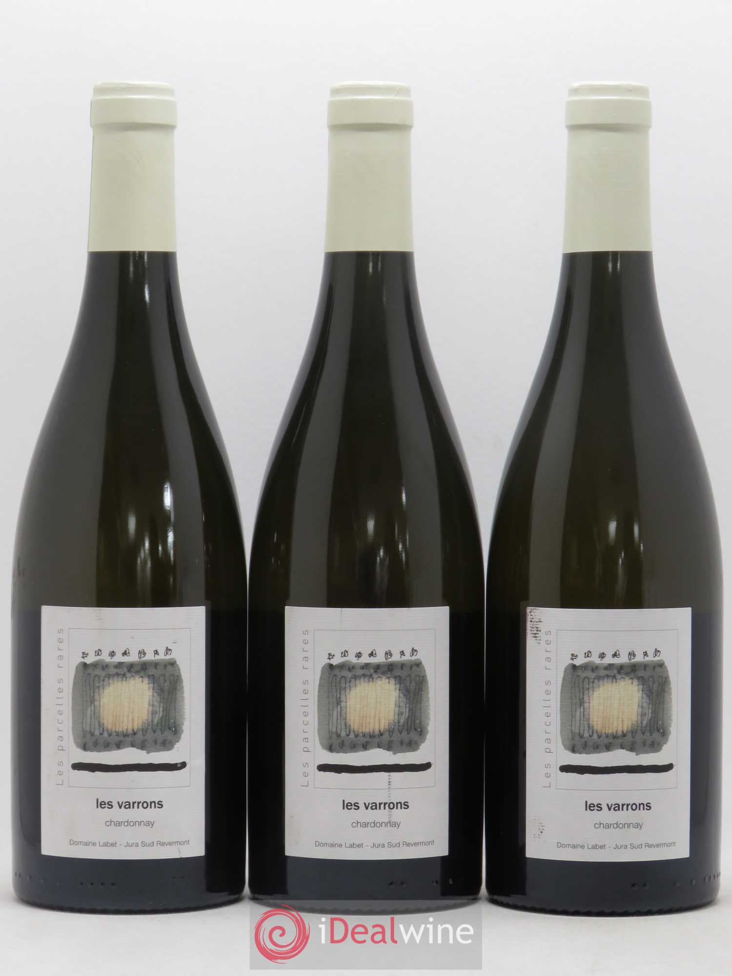 Côtes du Jura Chardonnay Les Varrons Romain - Julien - Charline Labet 2015 - Lot de 3 bouteilles - 0