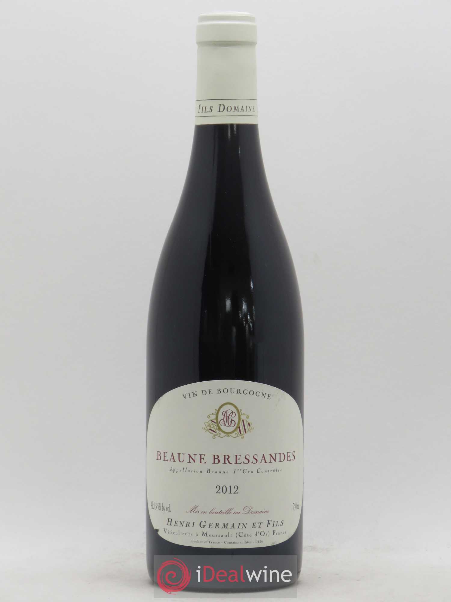 Beaune 1er Cru Bressandes Henri Germain 2012 - Lot de 1 bouteille - 0